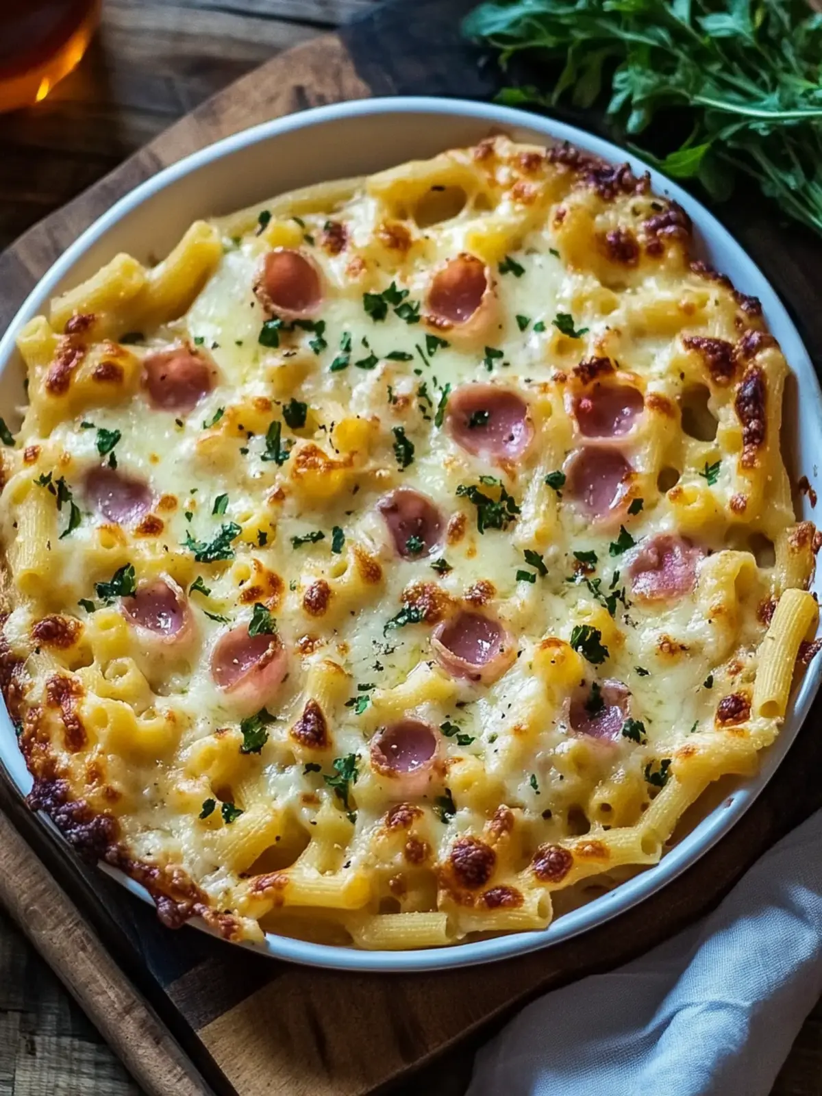 Käse-Schinken-Makkaroni