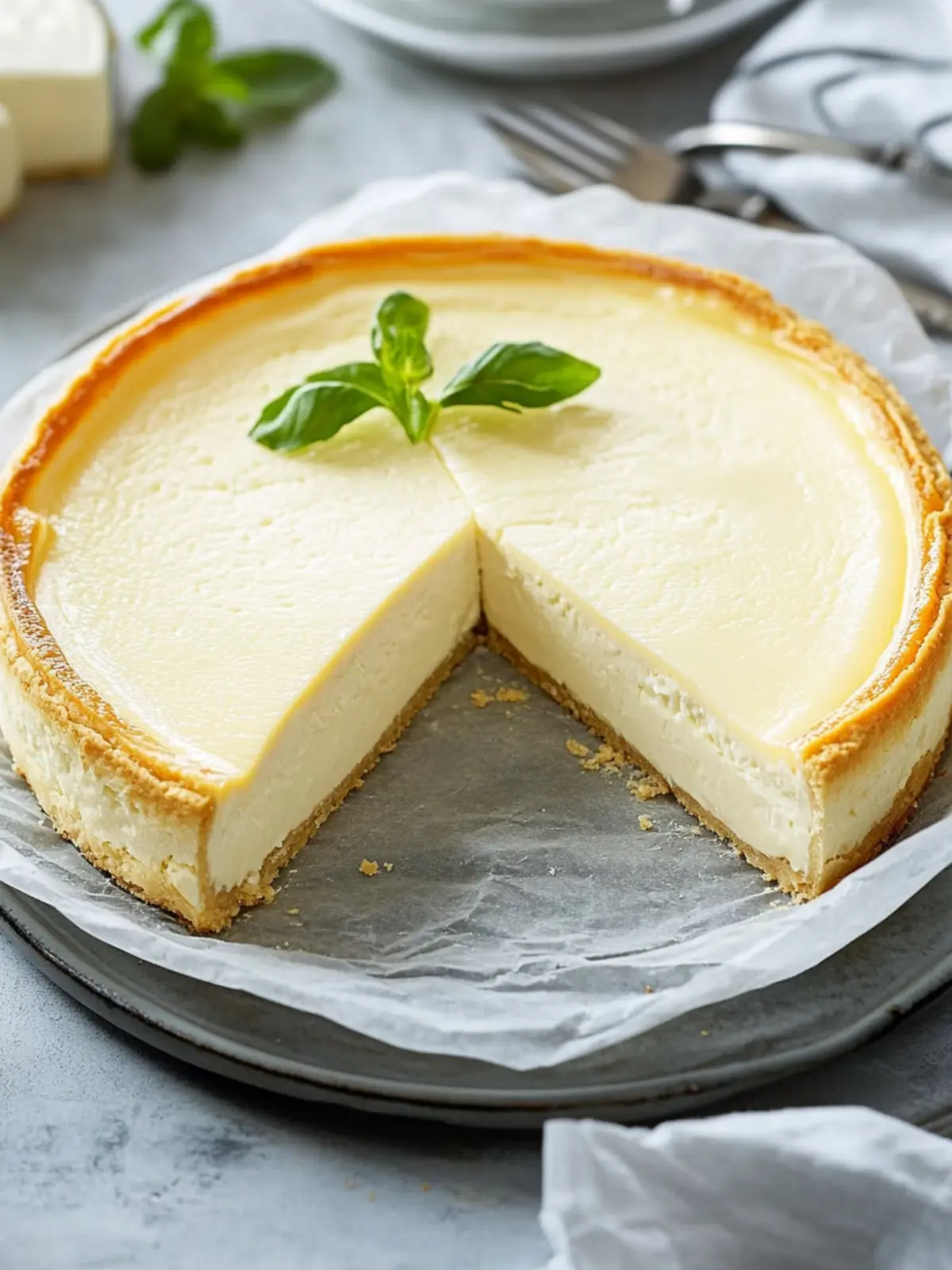 Weltbester Käsekuchen ohne Boden