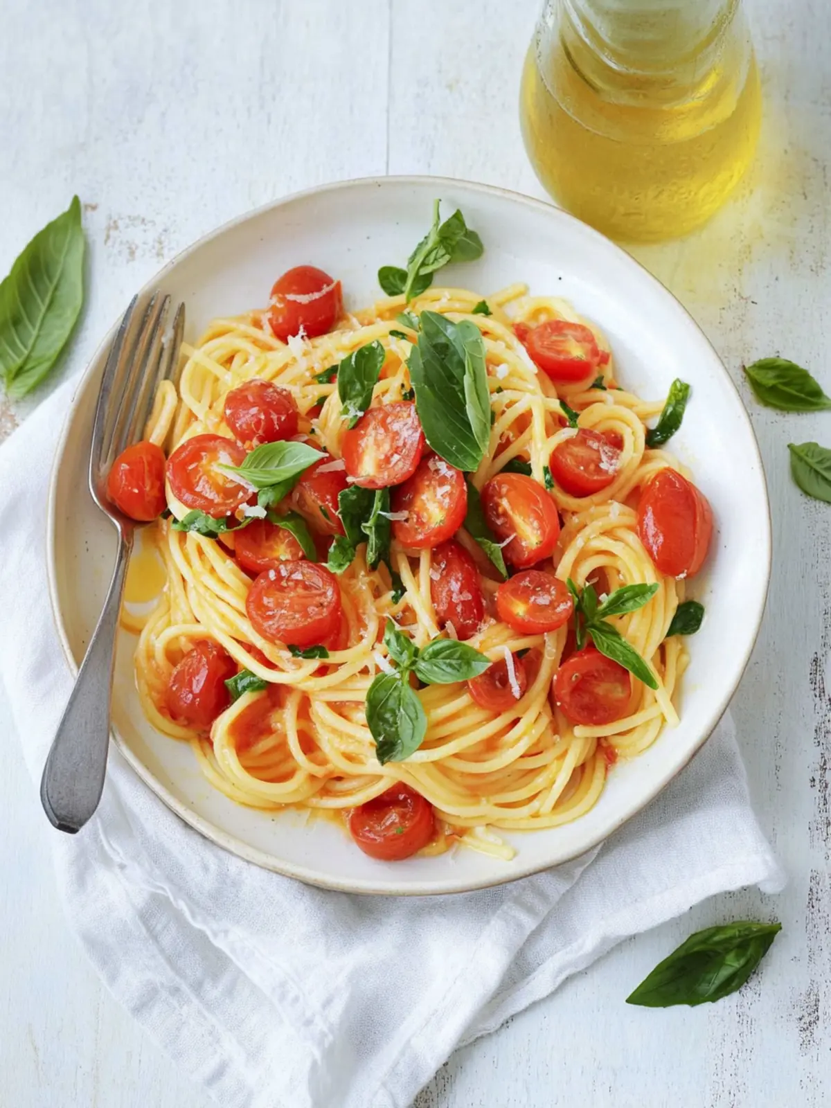 Tomaten-Garnelen-Pasta