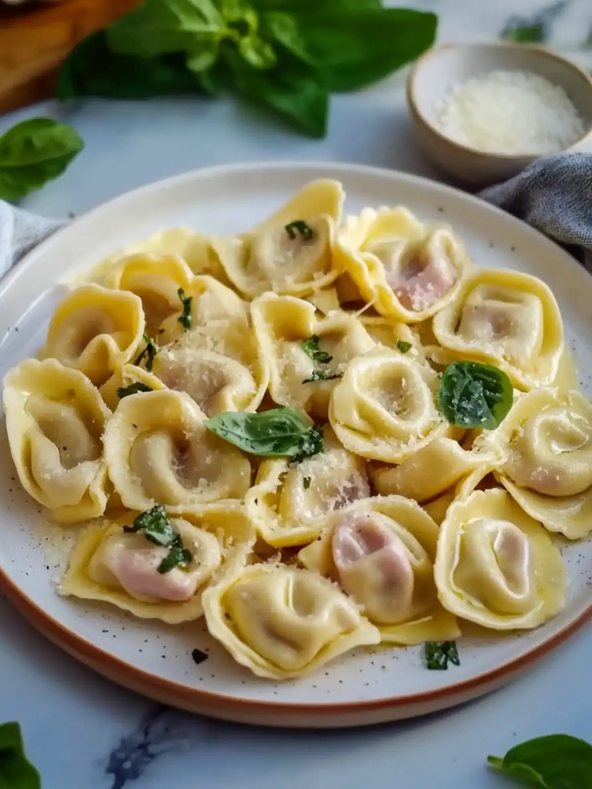 Tortellini mit Sahne