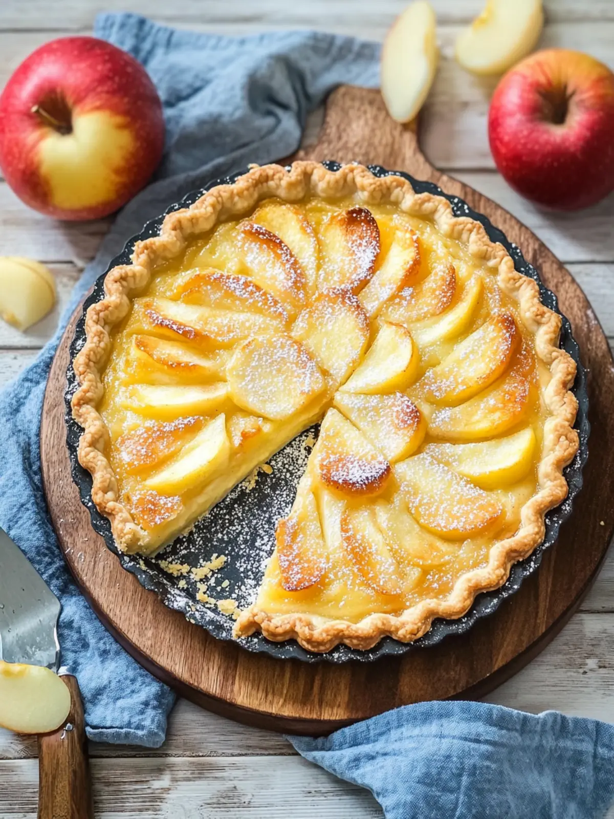 Apfeltarte mit Blätterteig