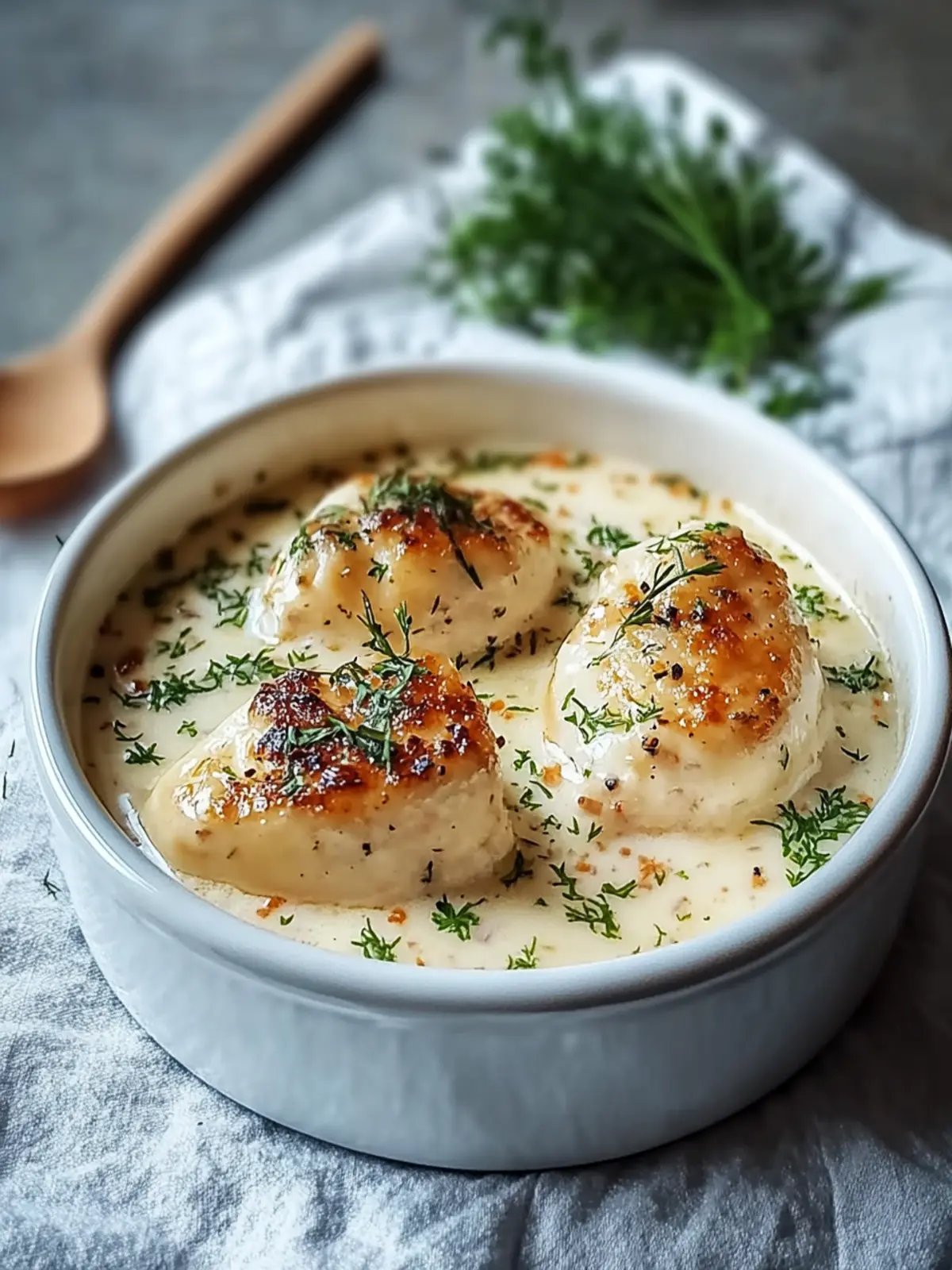 Hähnchen in Frischkäsesauce