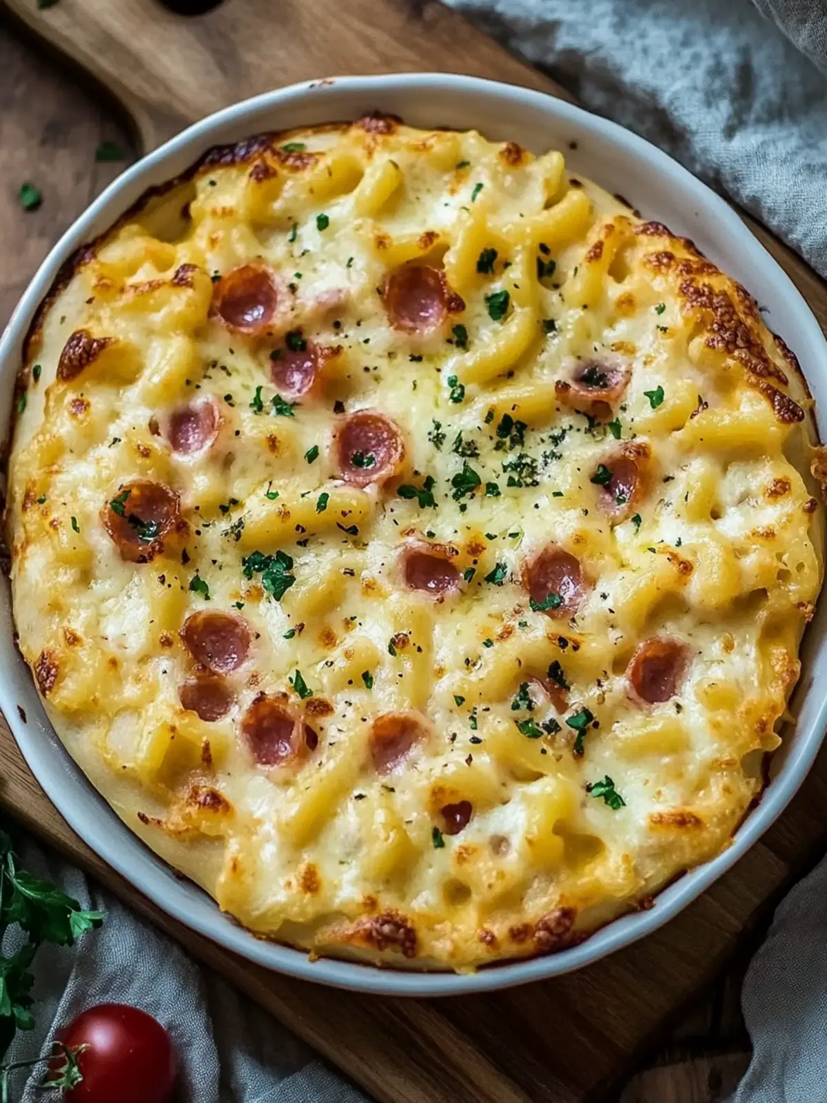 Käse-Schinken-Makkaroni