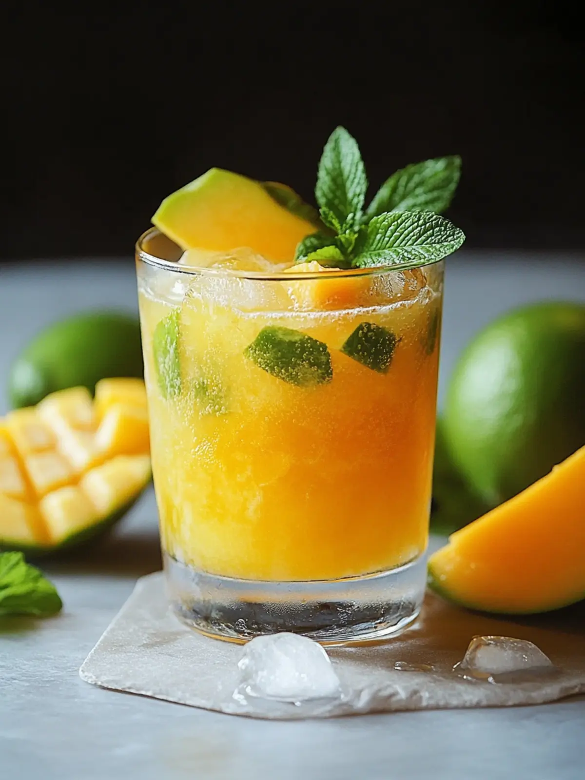Mango-Limetten-Cocktail