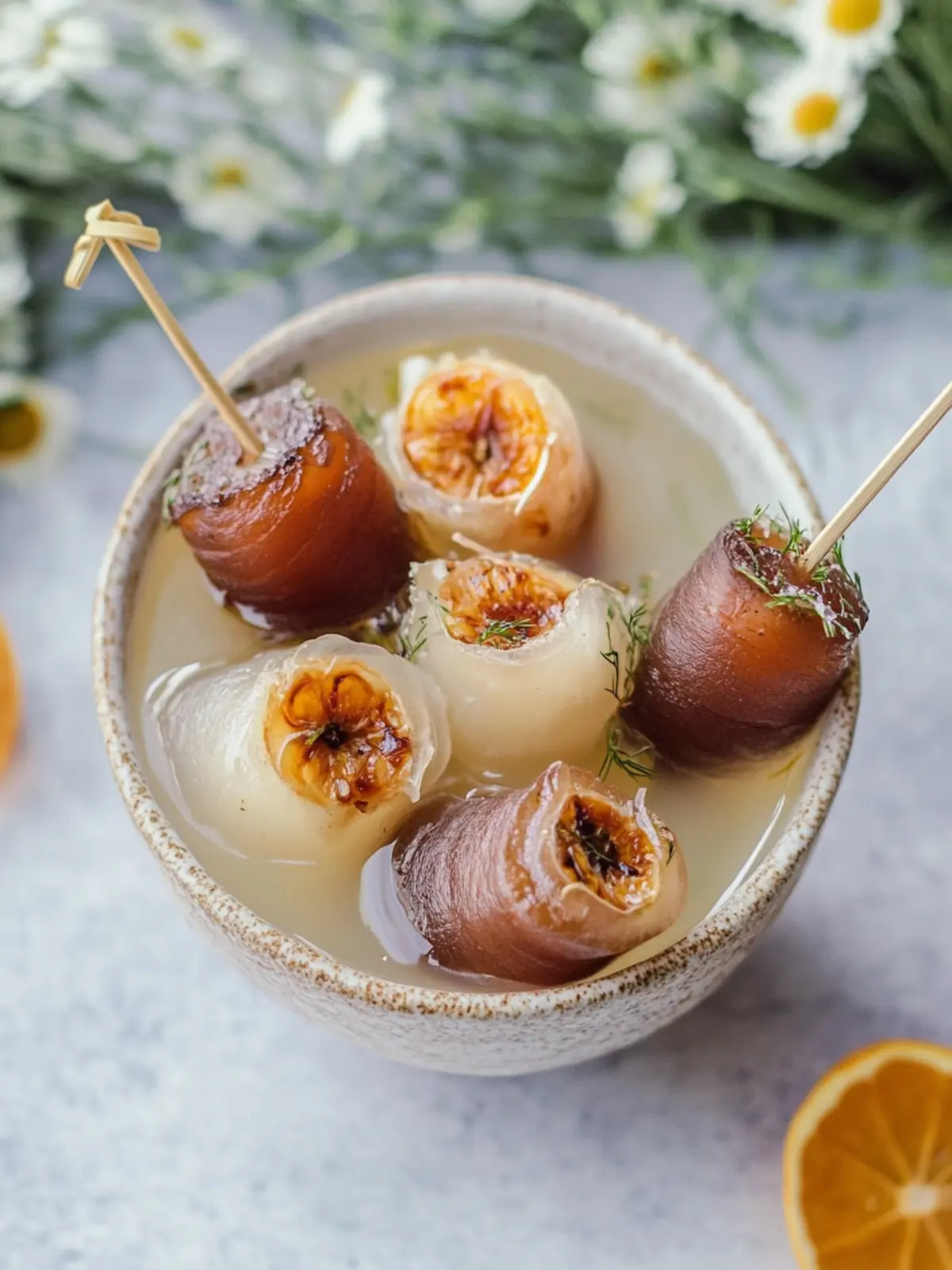 Datteln im Speckmantel