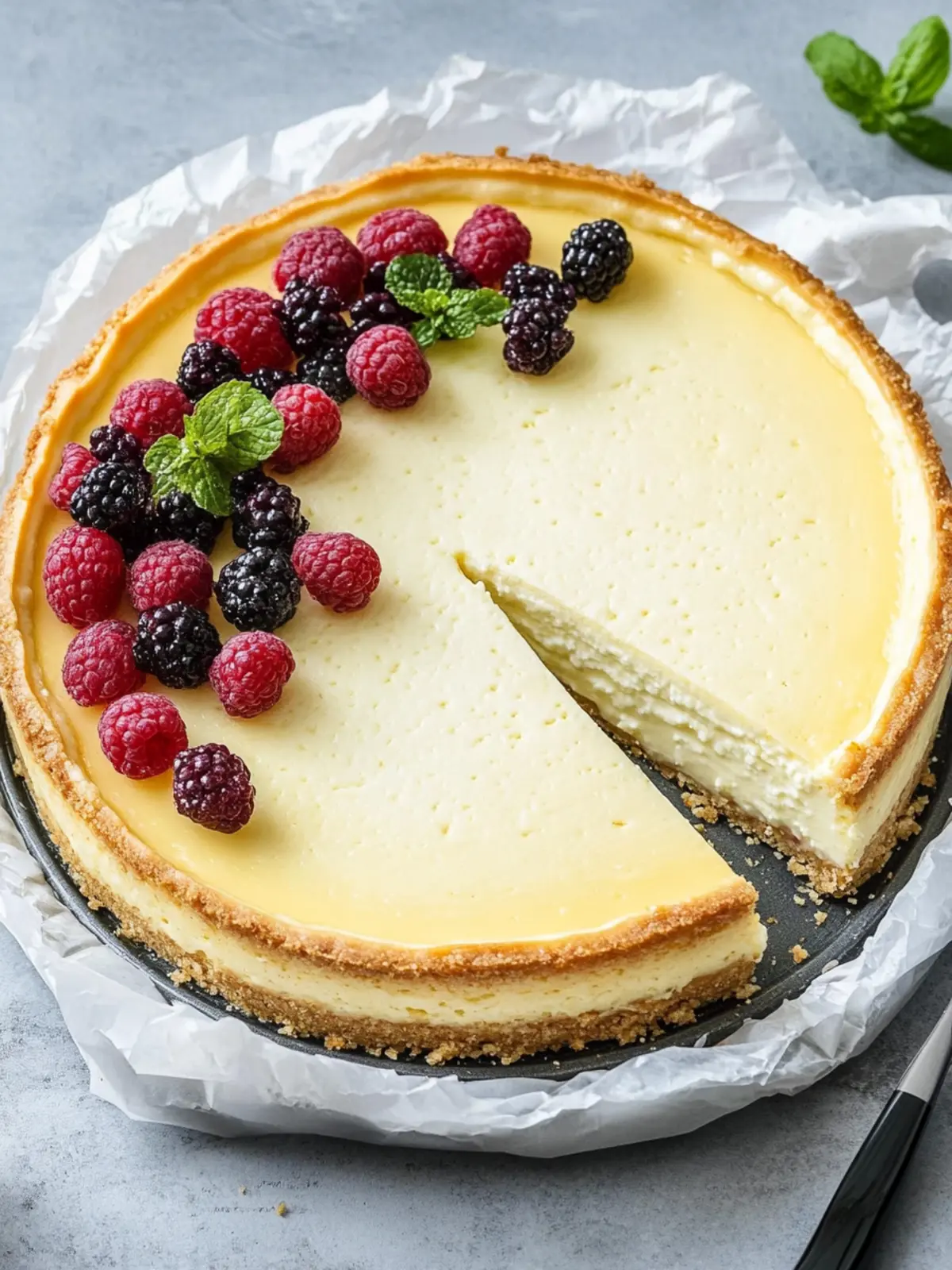 Weltbester Käsekuchen ohne Boden