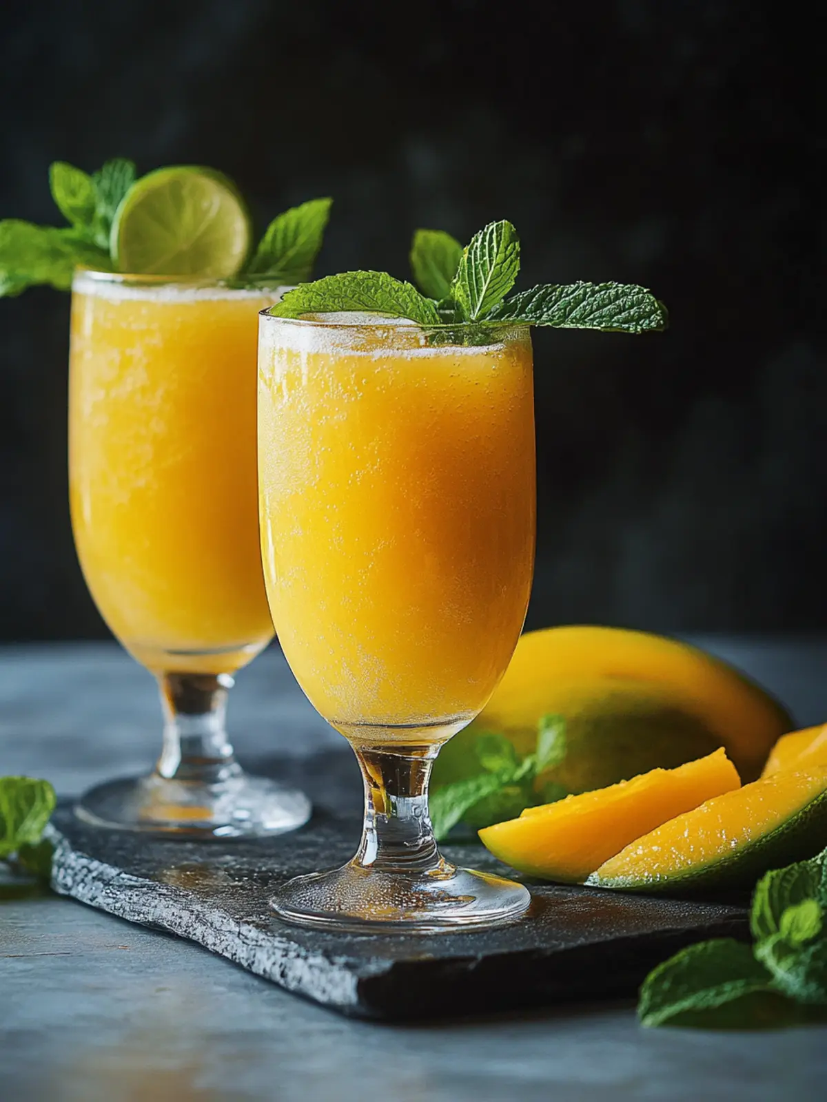 Mango-Limetten-Cocktail
