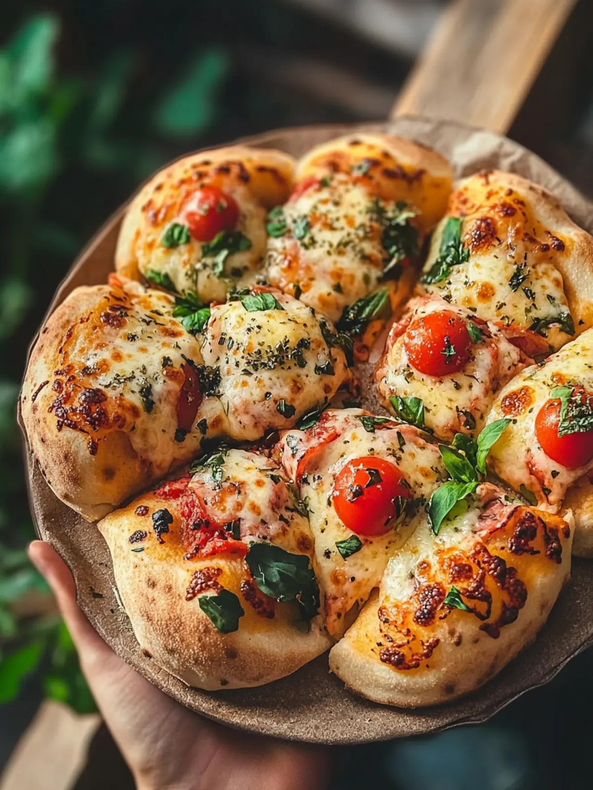 Vegane Pizza-Bällchen