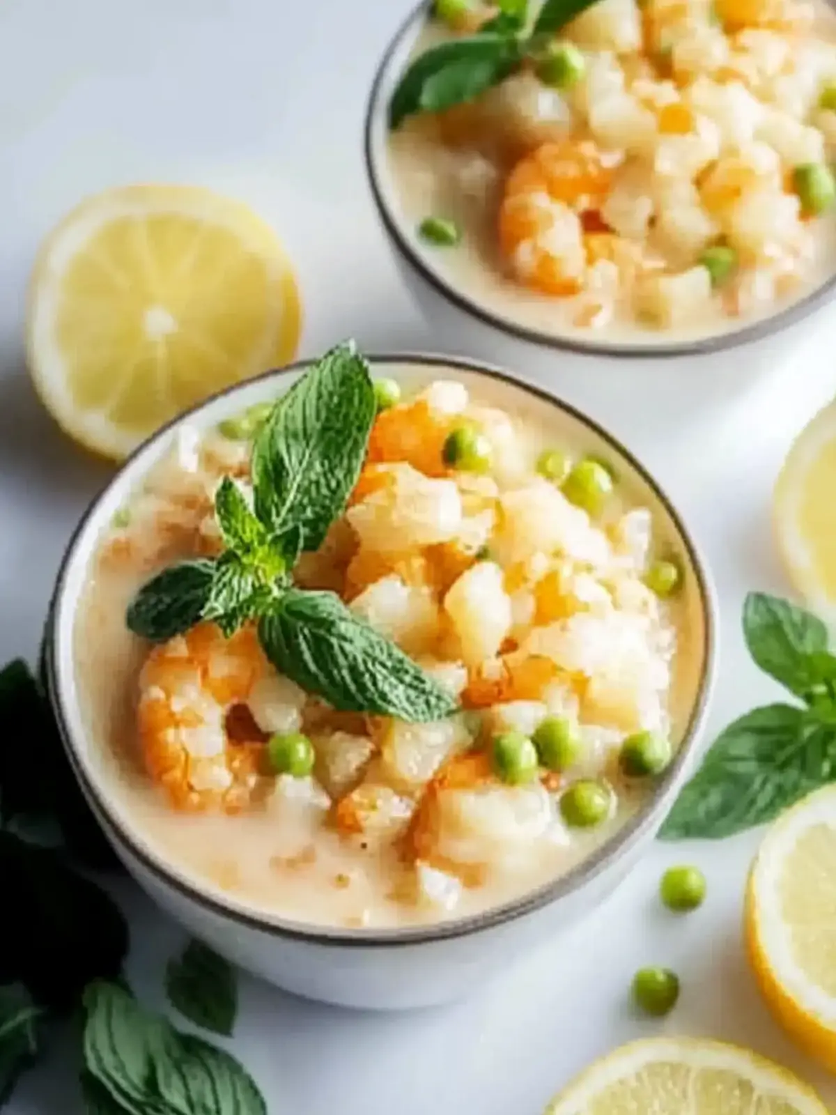 Garnelen gebratener Reis