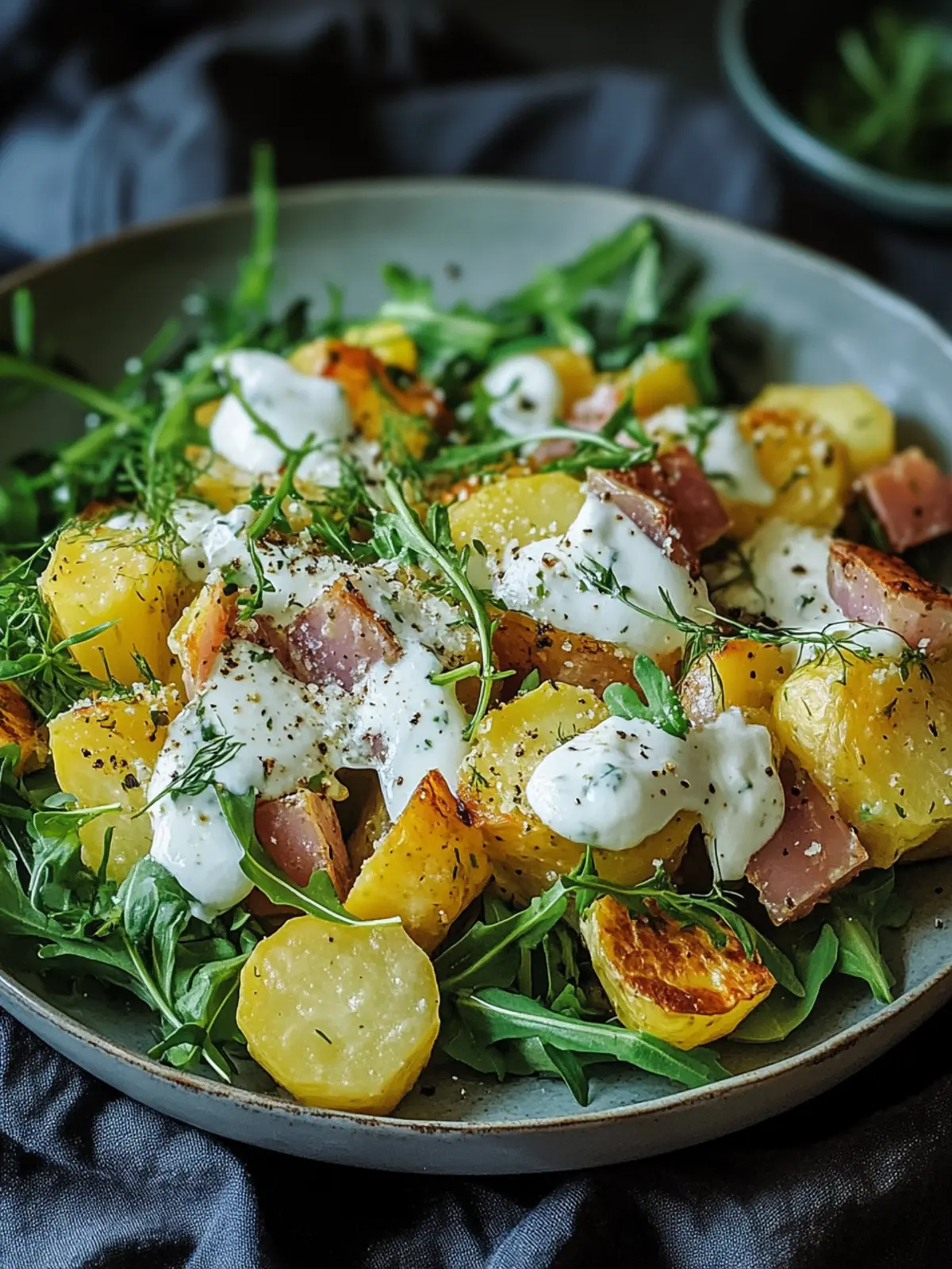 Knuspriger Kartoffelsalat