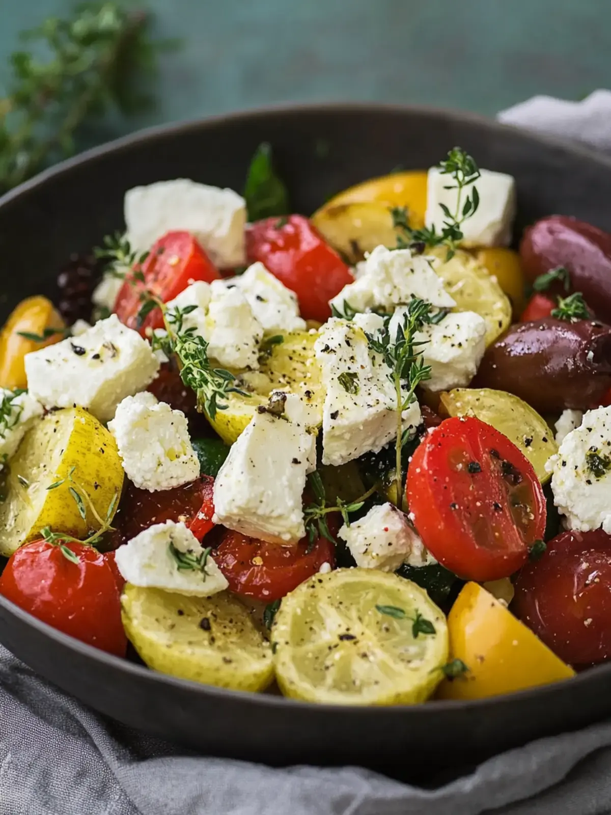 Griechisches Gemüse mit Feta