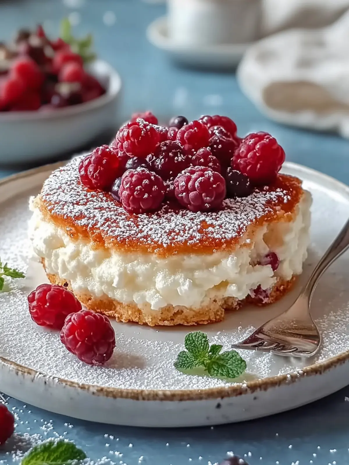 Power Quark-Taler mit Haferflocken