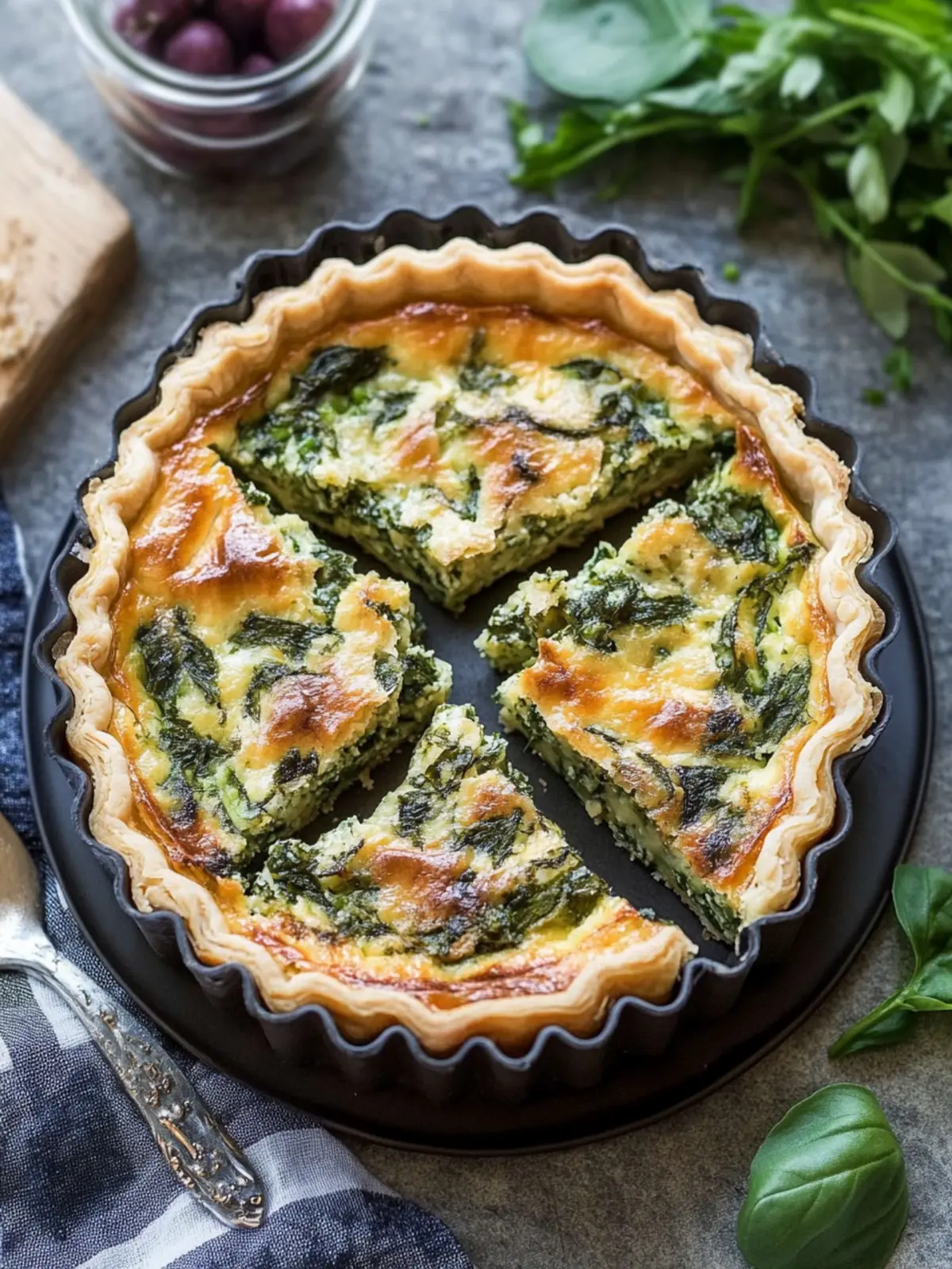 Bärlauch-Quiche