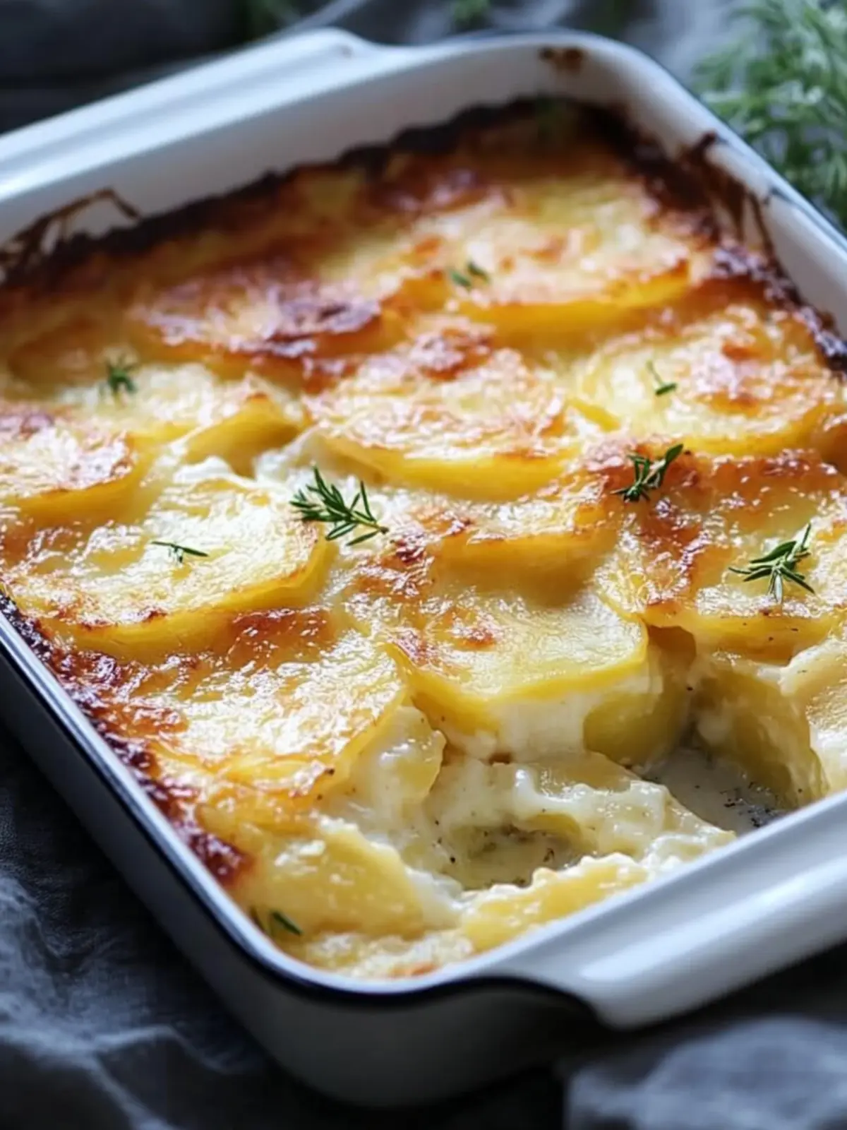 Kartoffelgratin mit Frischkäse – Rezept