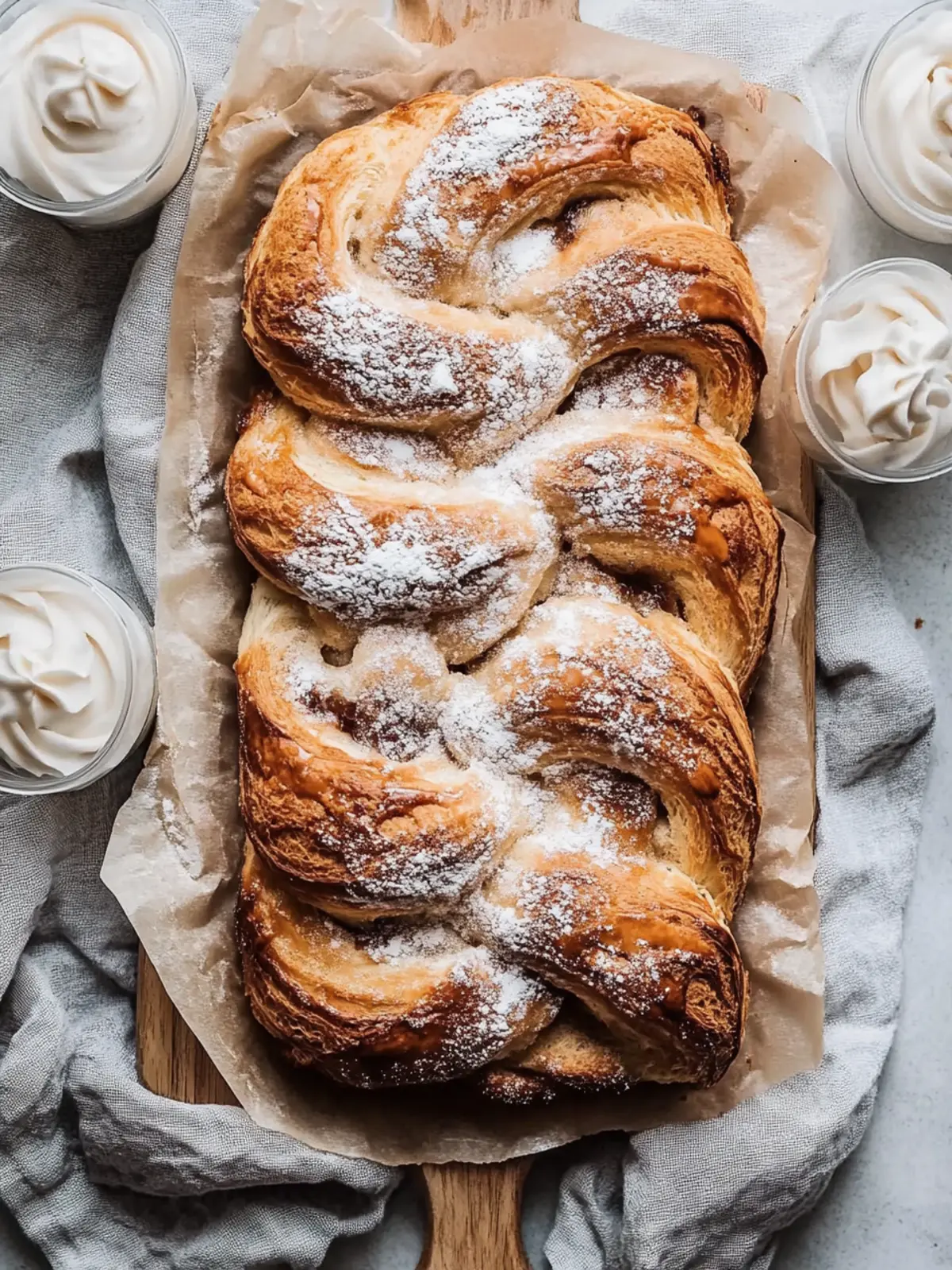 Bäckerei Stil Zimtschnecken