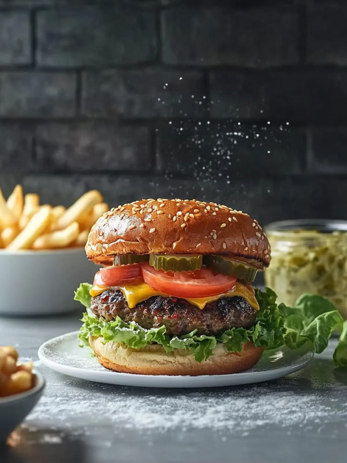 Würzige Bohnenburger