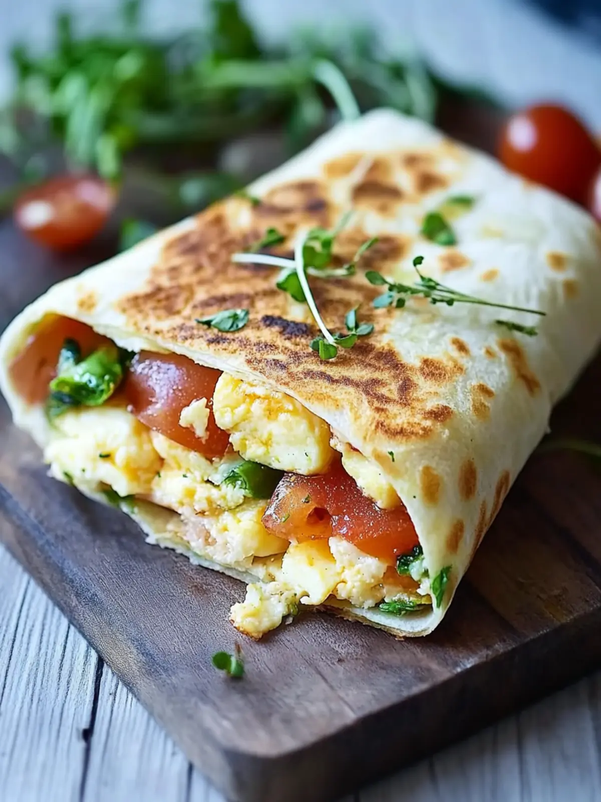 Frühstückswrap mit Ei