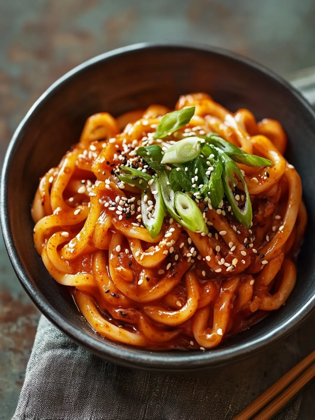 Gochujang Udon Nudeln