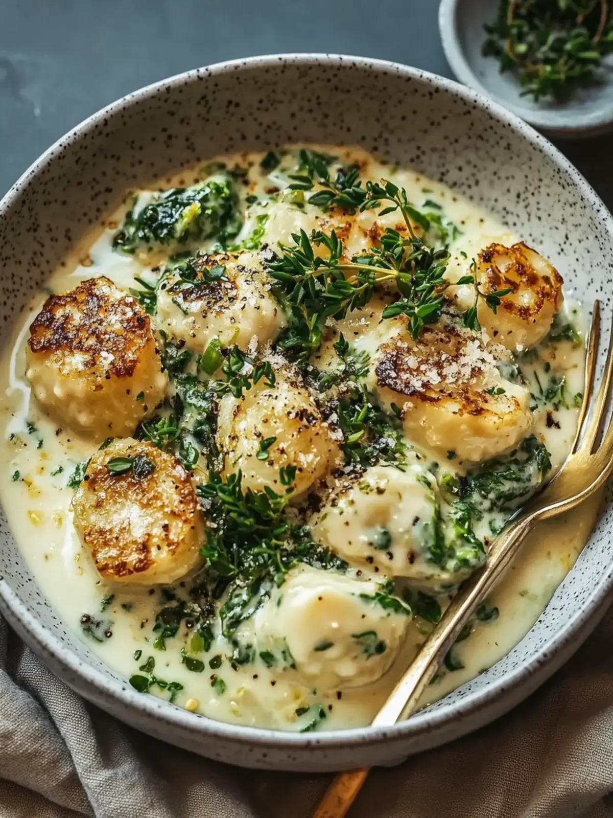 Rosenkohl in Frischkäse-Senfsauce