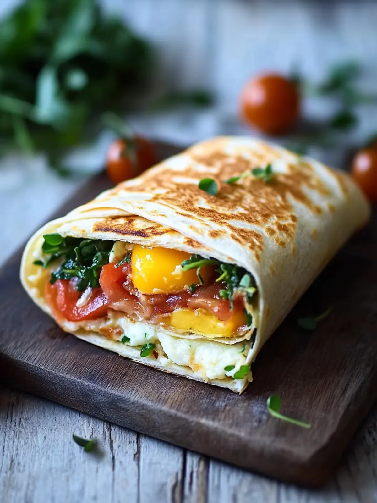 Frühstückswrap mit Ei