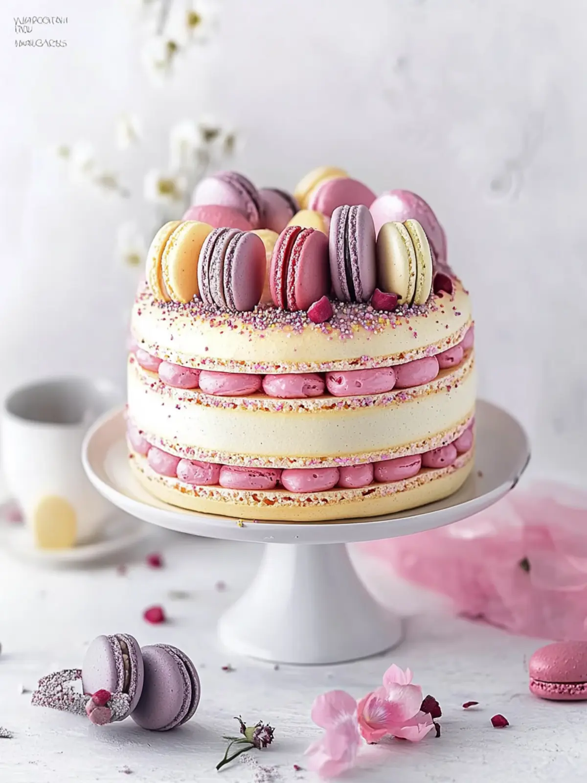 Macarons Torte Rezept