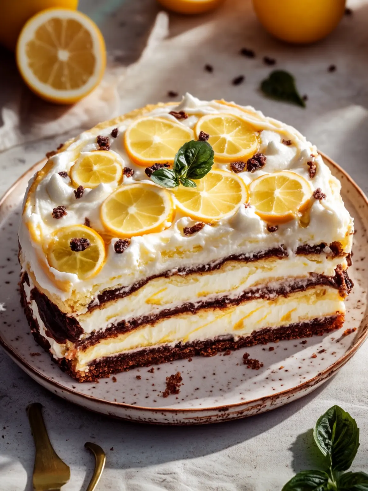 Marmor-Schichtkuchen