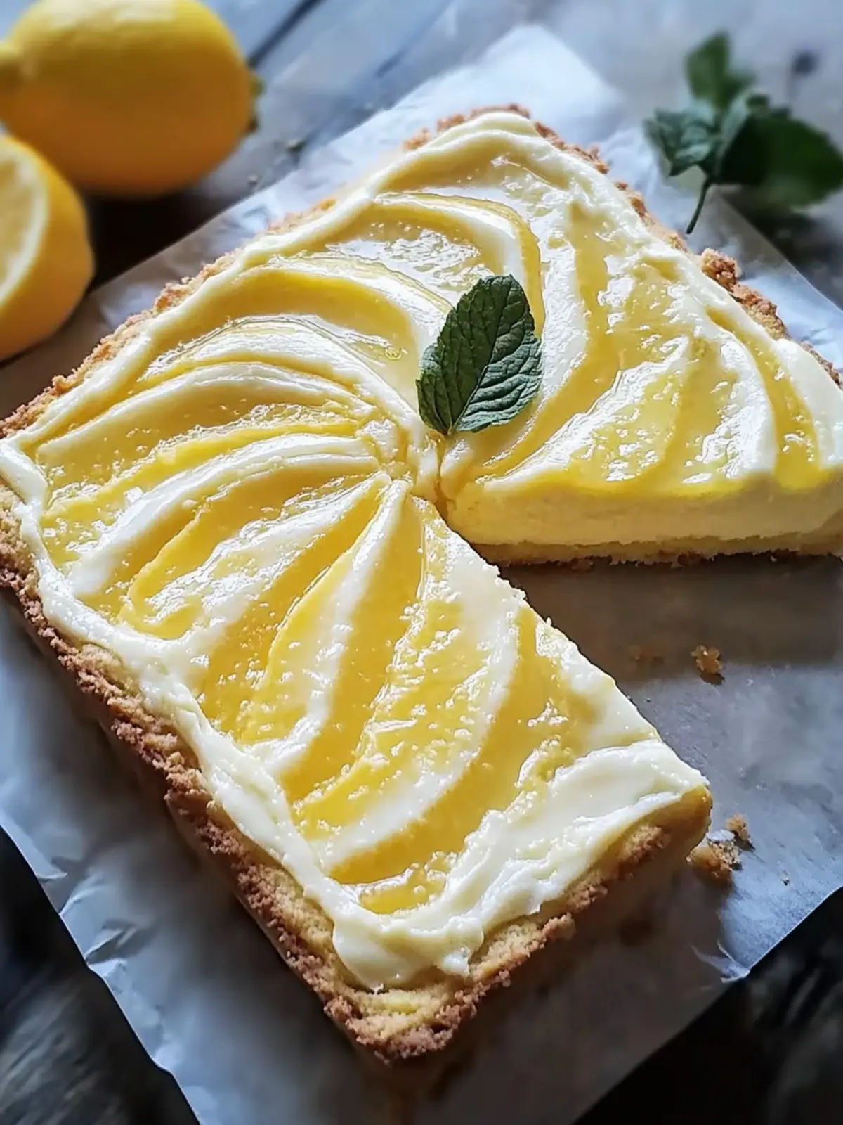 Zitronenkuchen Frischkäse