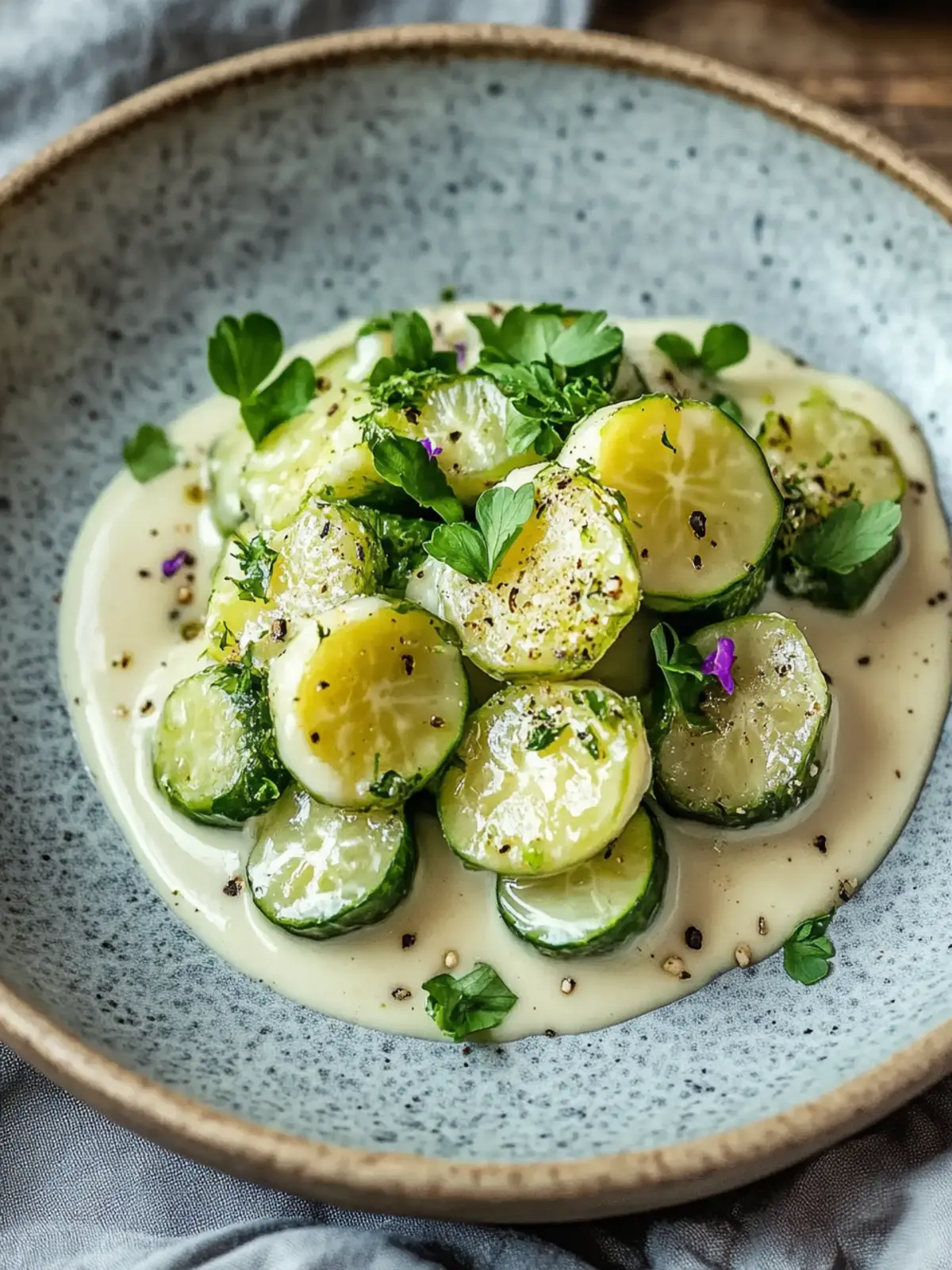 Rosenkohl in Frischkäse-Senfsauce