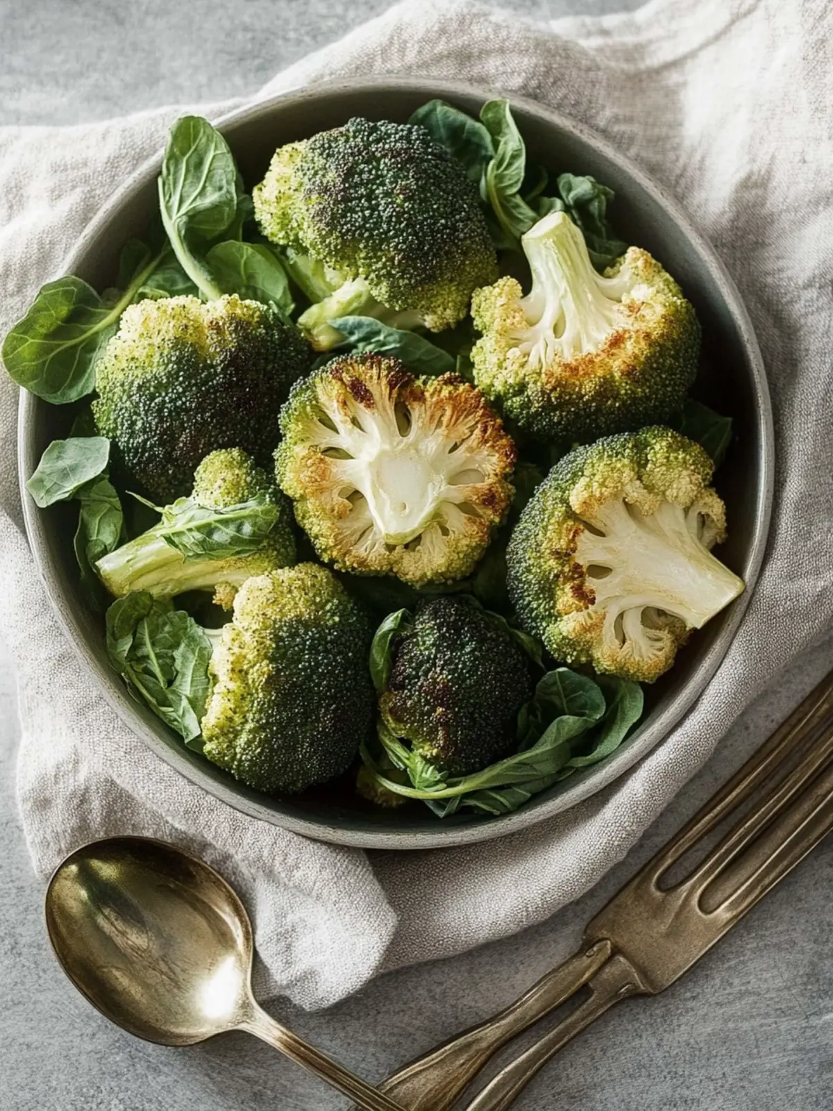 Rosenkohl aus dem Ofen knusprig