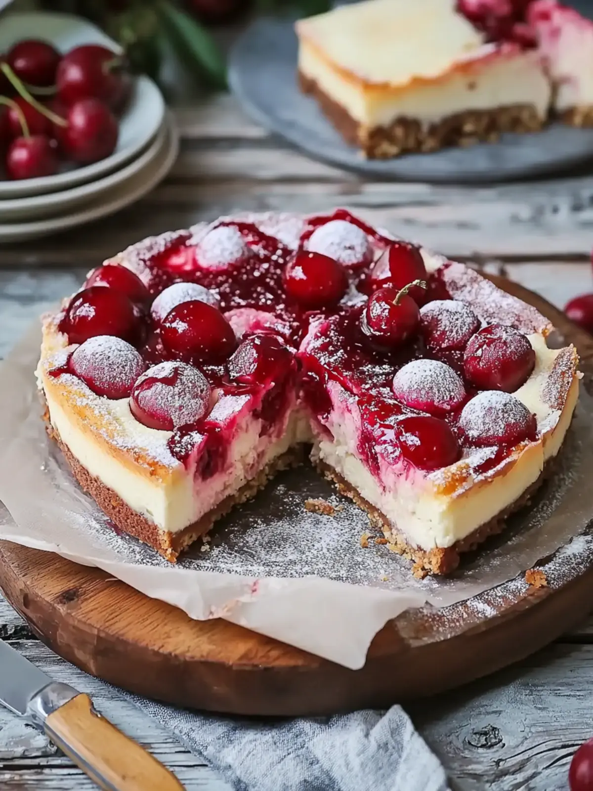 Kirschkuchen vom Blech