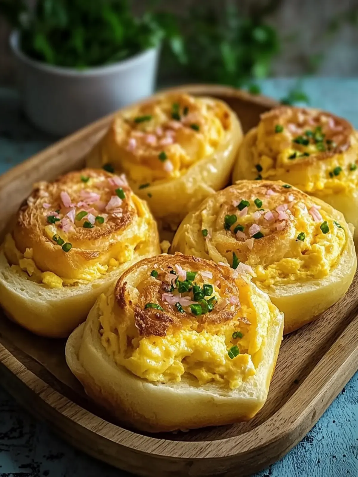 Frühstücksrollen mit Rührei