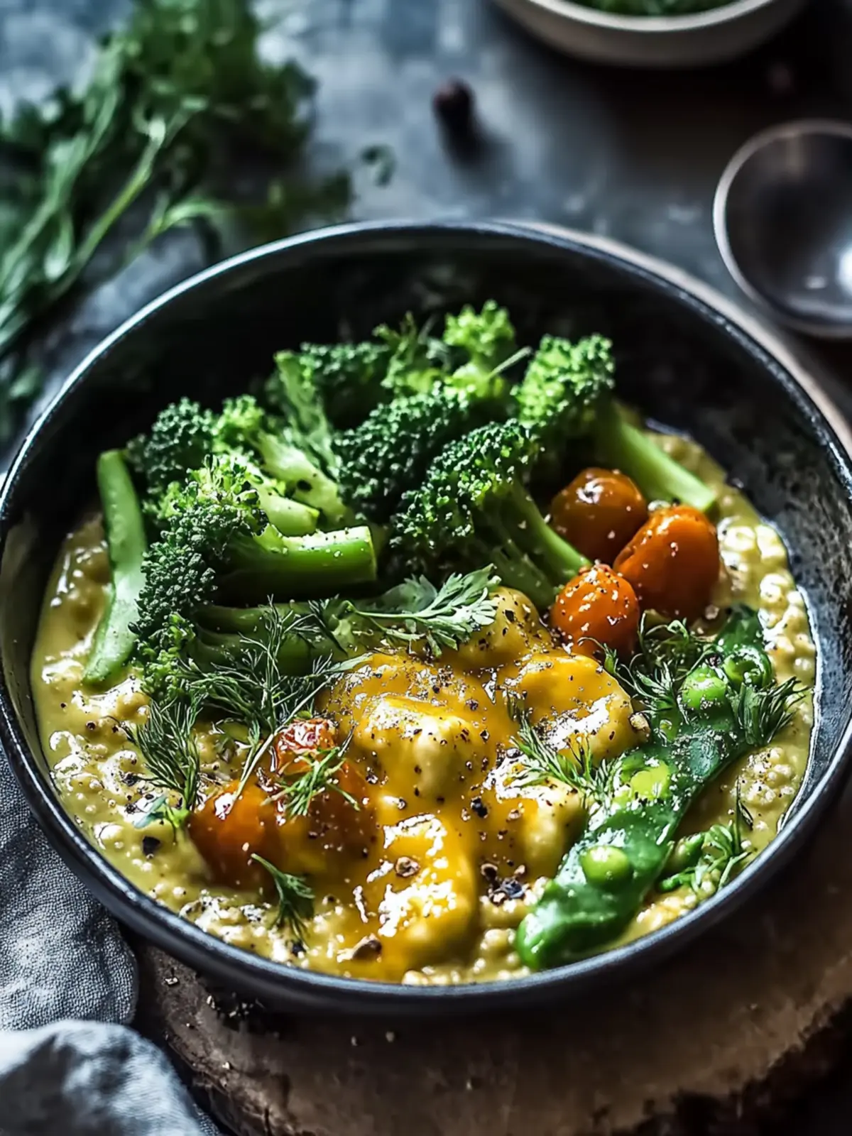 Vegane Brokkoli-Gemüse-Pfanne