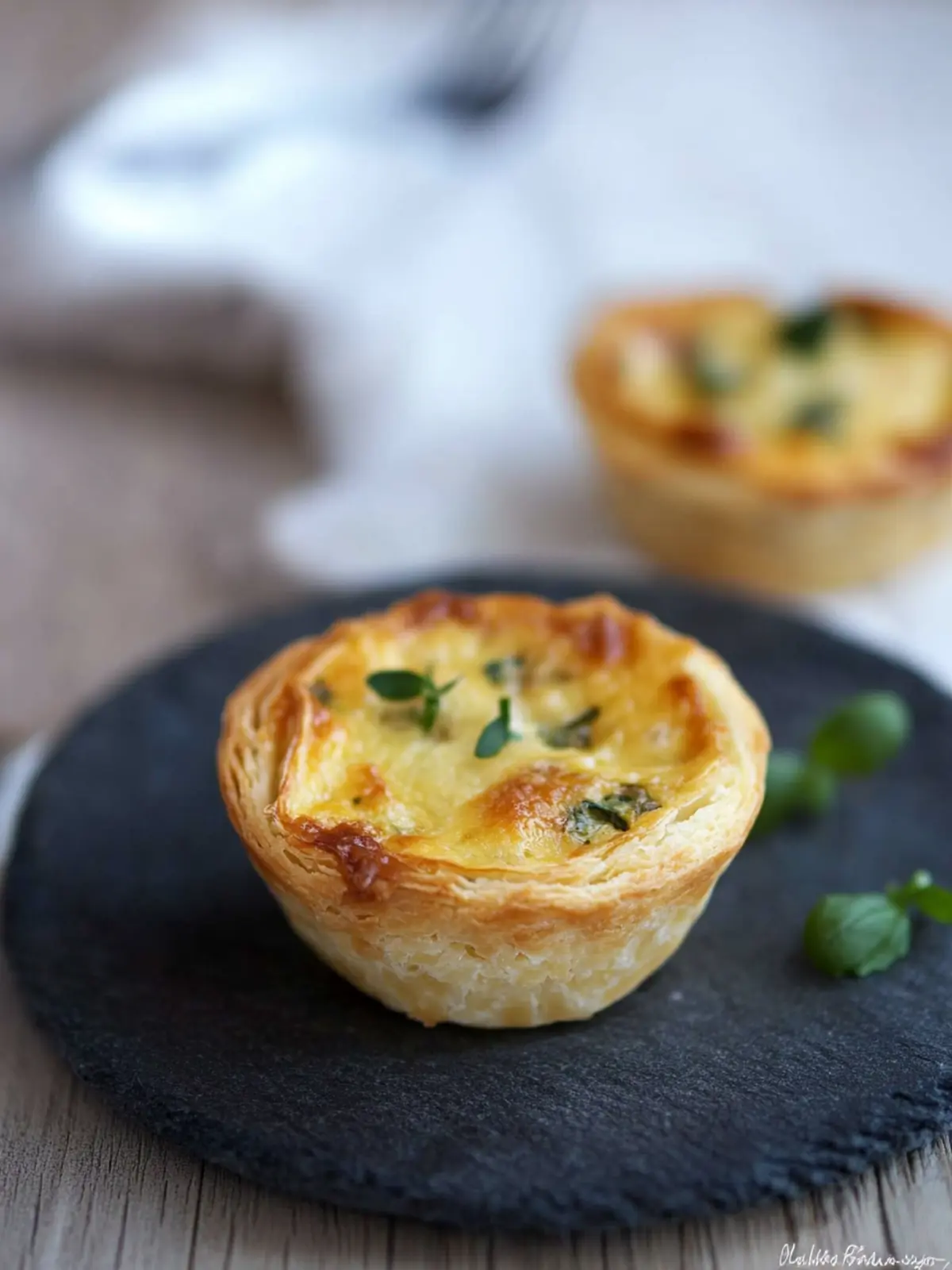 Mini-Quiches mit Frischkäse