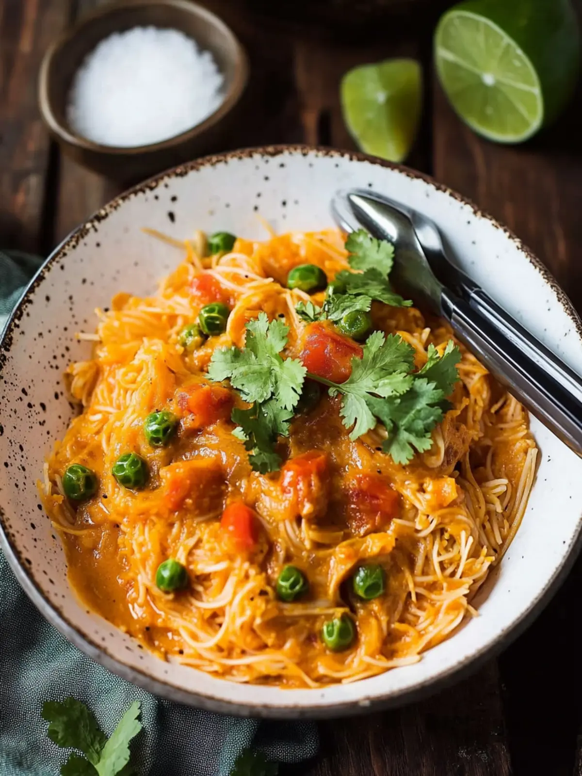 One Pot Glasnudel-Curry – 20 Minuten und unglaublich cremig