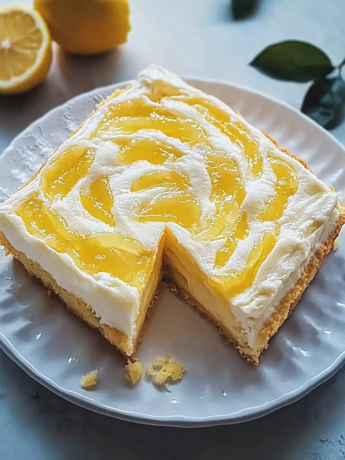 Zitronenkuchen Frischkäse