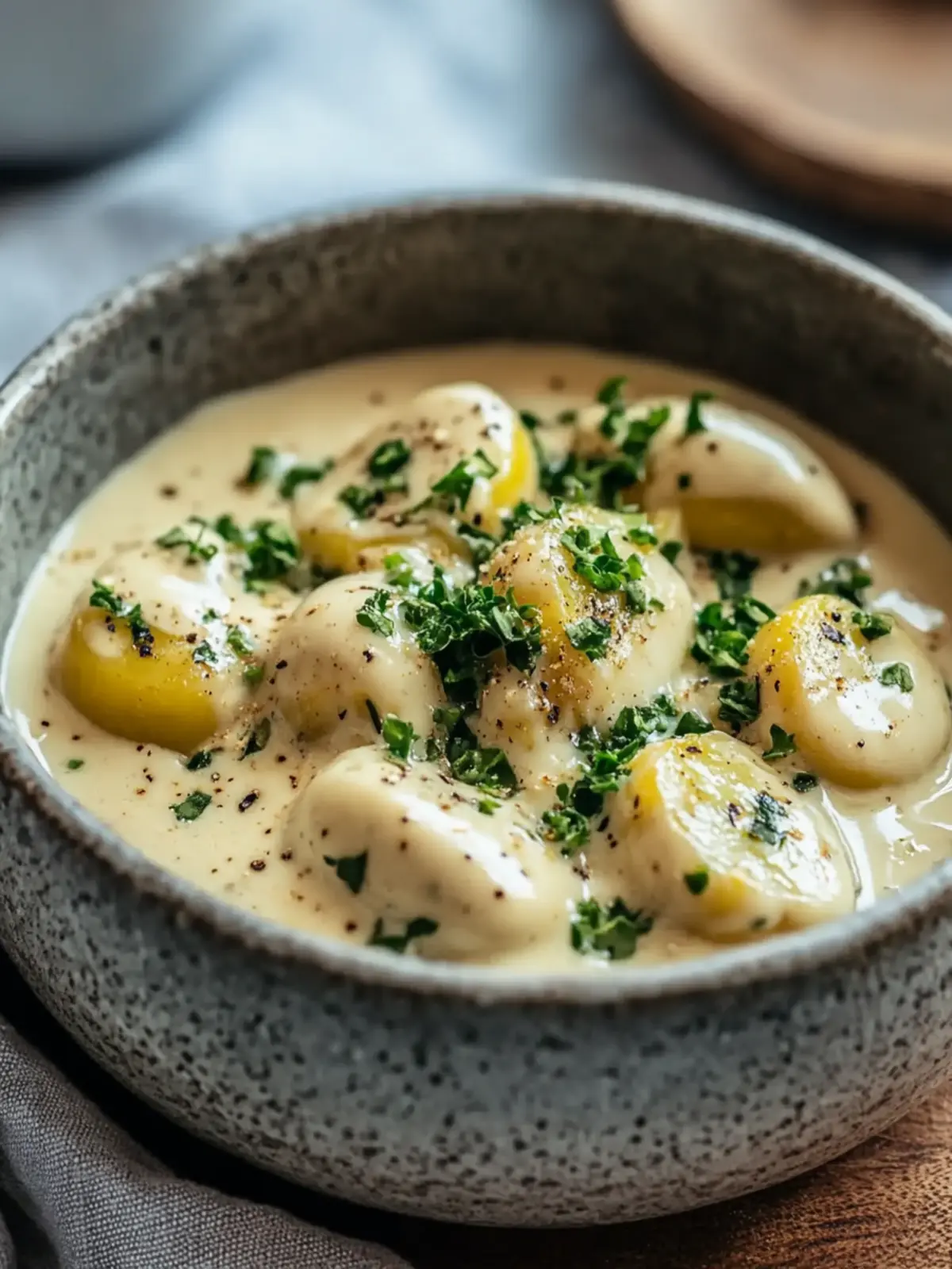 Rosenkohl in Frischkäse-Senfsauce