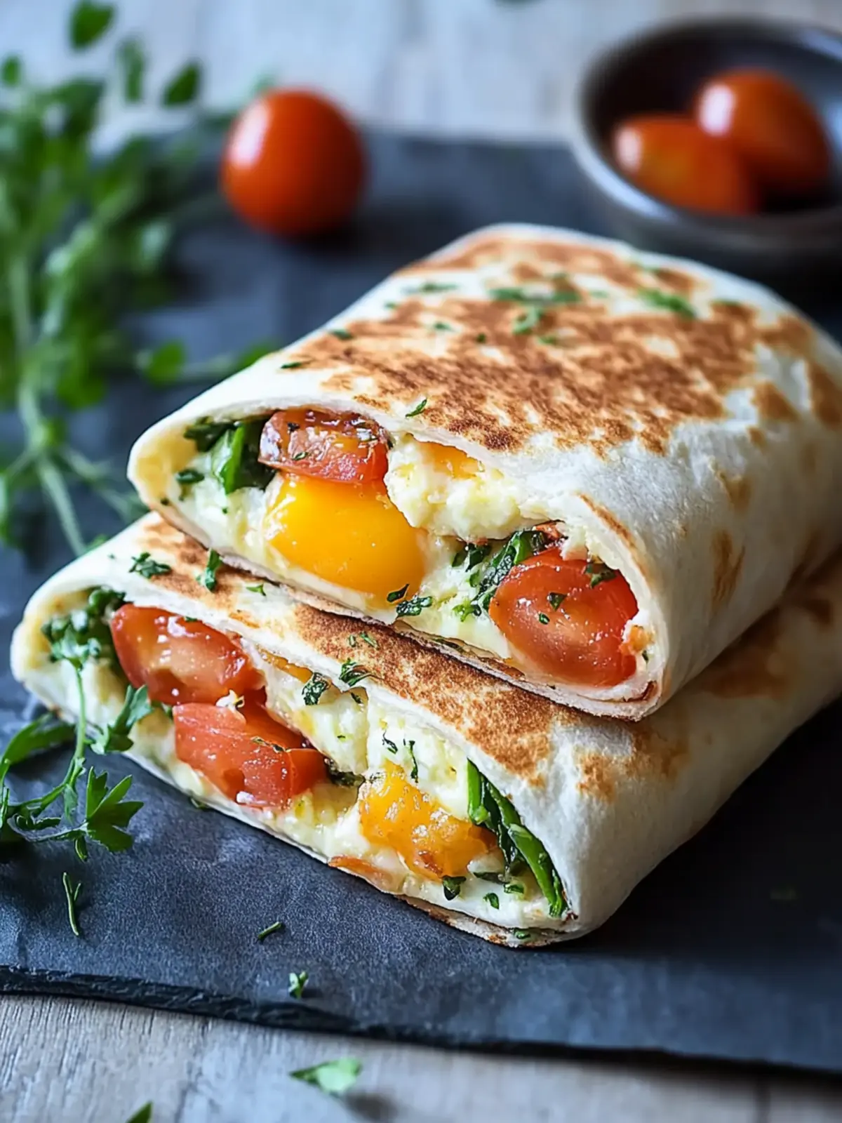 Frühstückswrap mit Ei