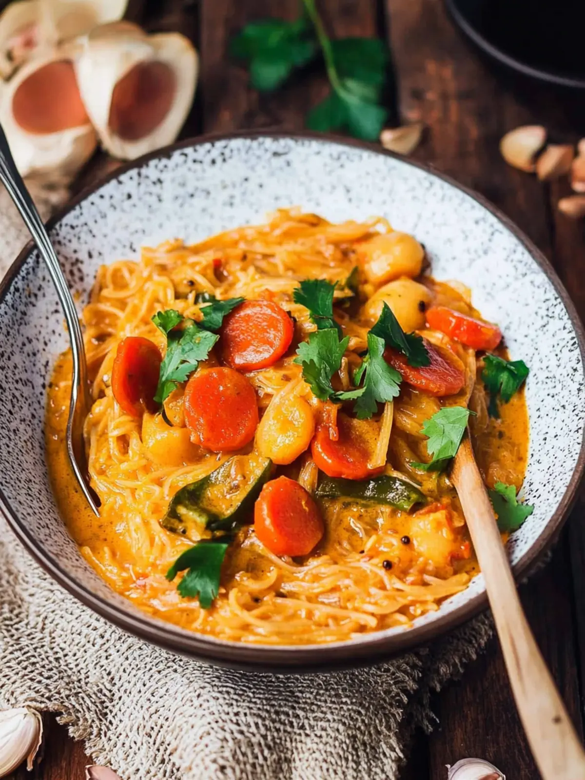 One Pot Glasnudel-Curry – 20 Minuten und unglaublich cremig