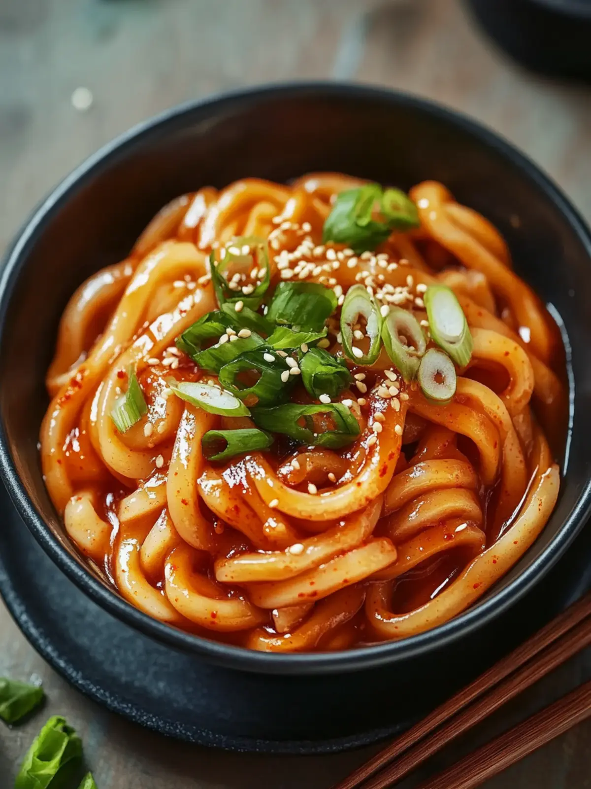 Gochujang Udon Nudeln