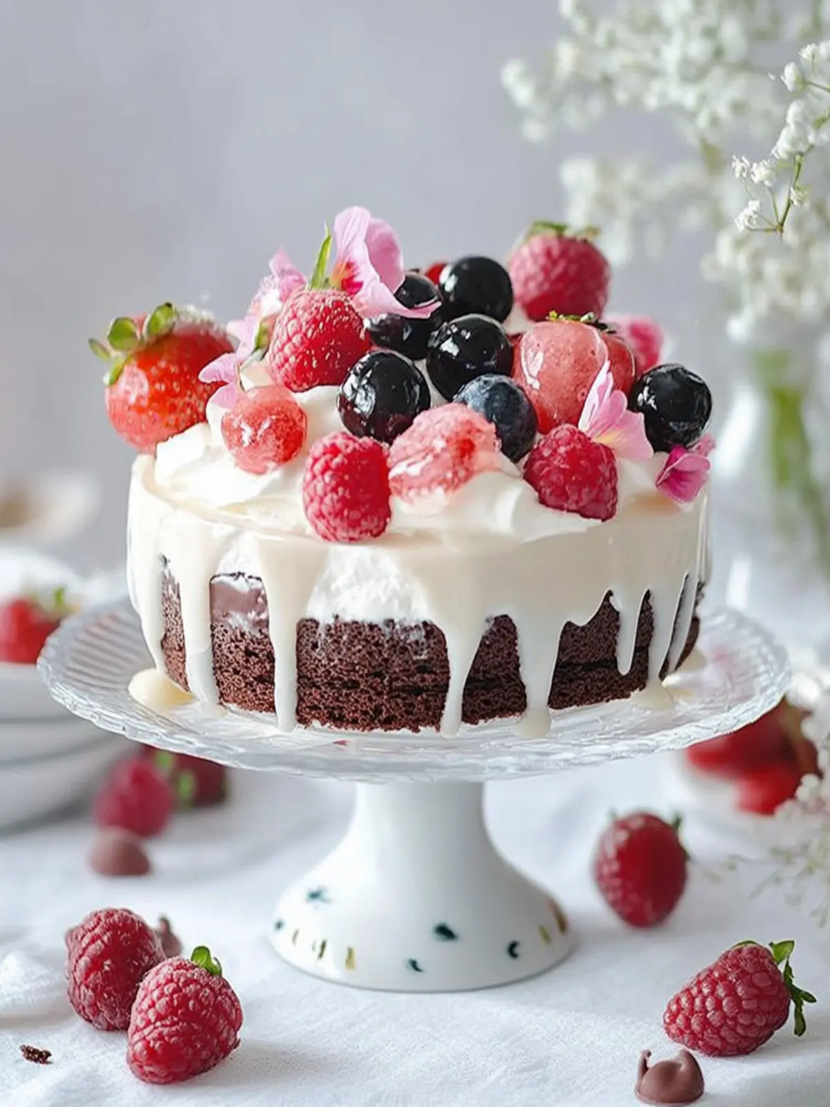 Beeren-Schoko-Torte
