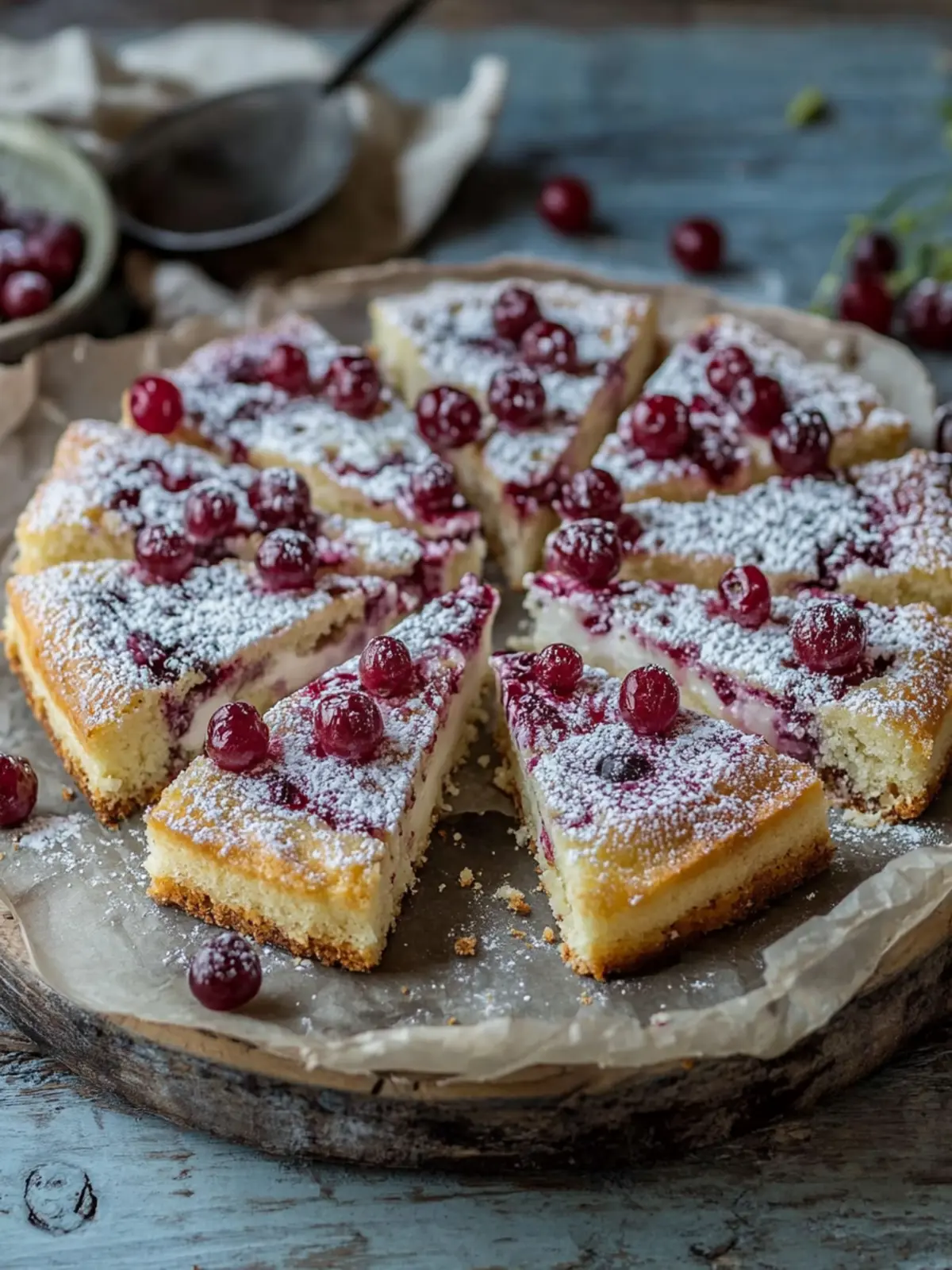 Buttermilch-Kirschkuchen