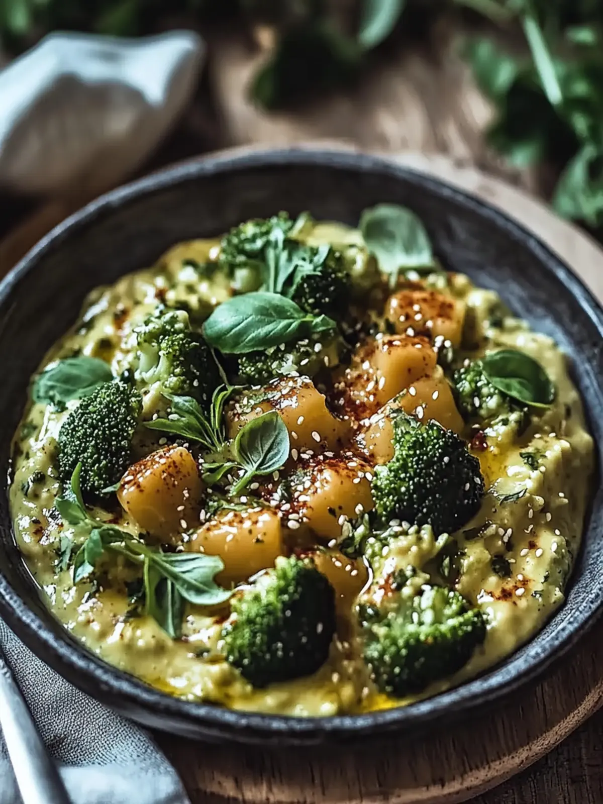 Vegane Brokkoli-Gemüse-Pfanne