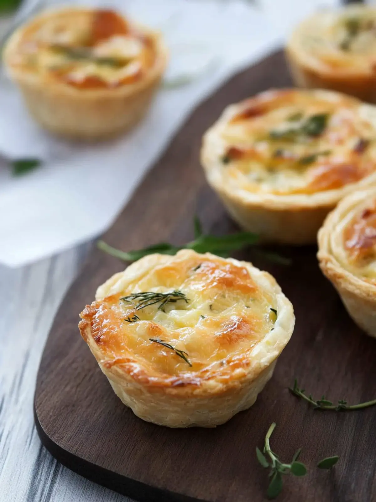 Mini-Quiches mit Frischkäse