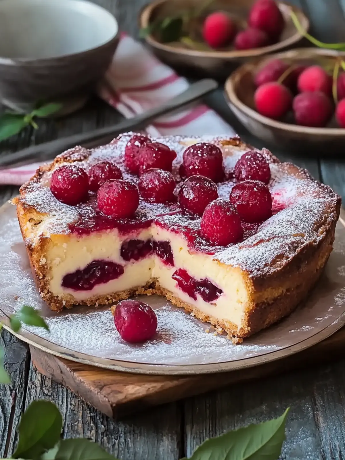 Kirschkuchen vom Blech