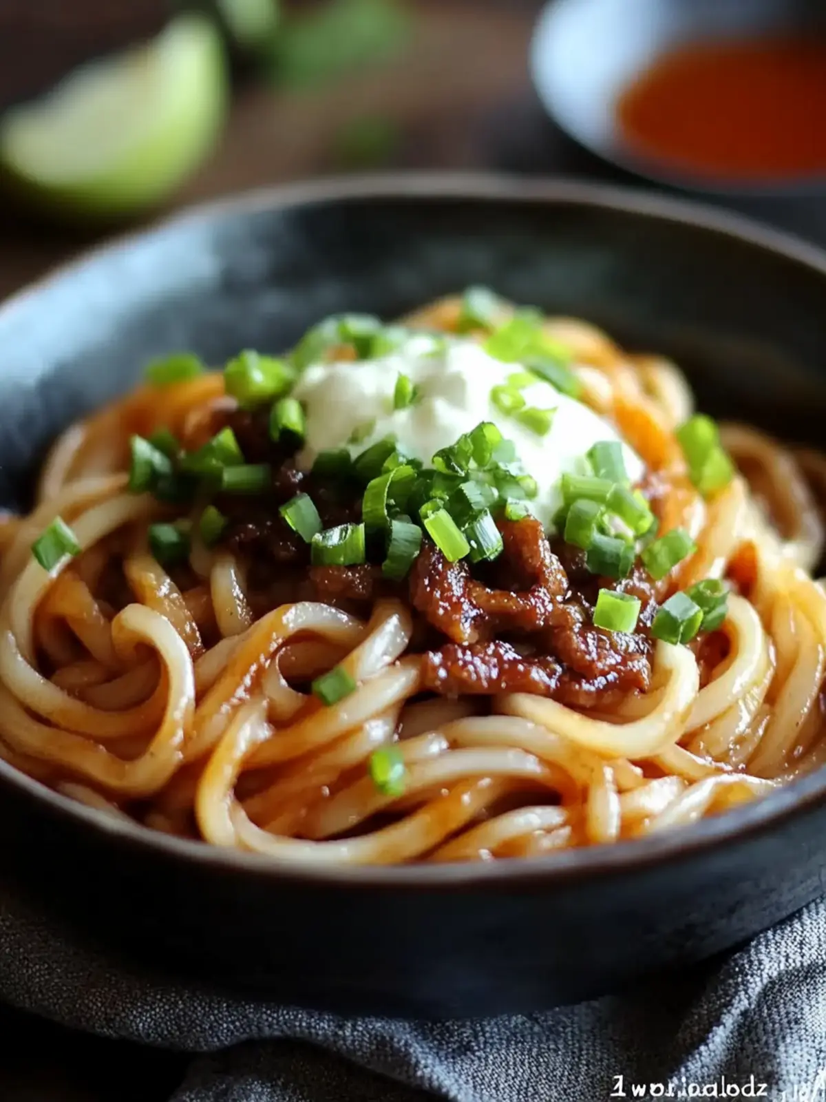 Yaki Udon gebraten