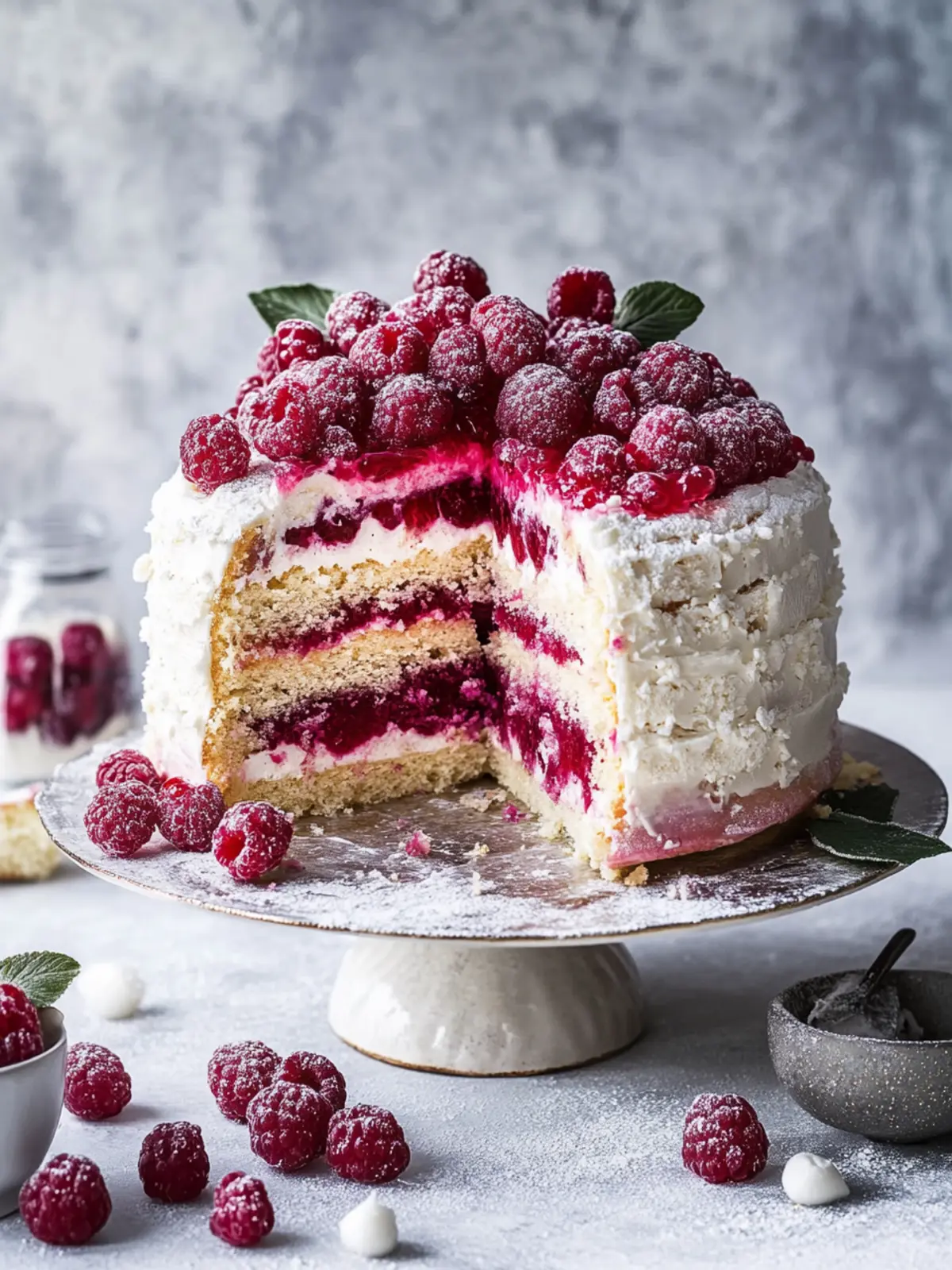 Himbeer-Raffaello-Torte