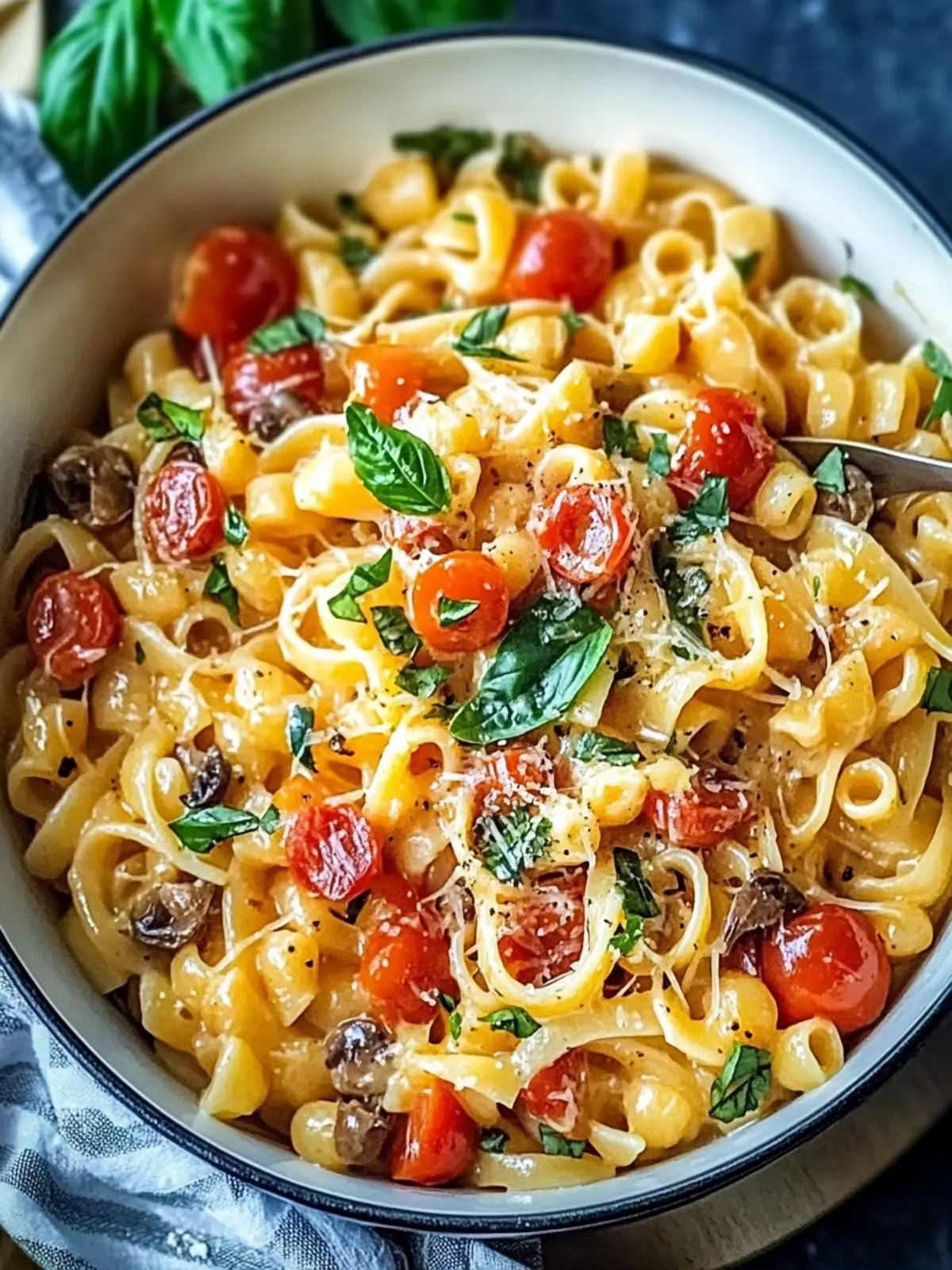One-Pot-Pasta mit Linsen