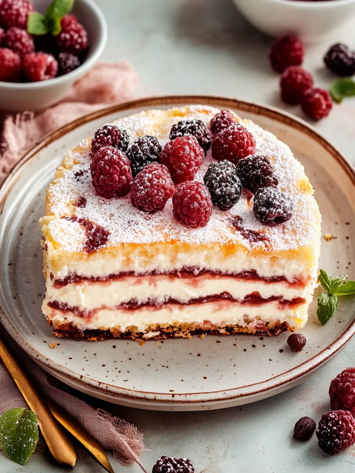 Marmor-Schichtkuchen