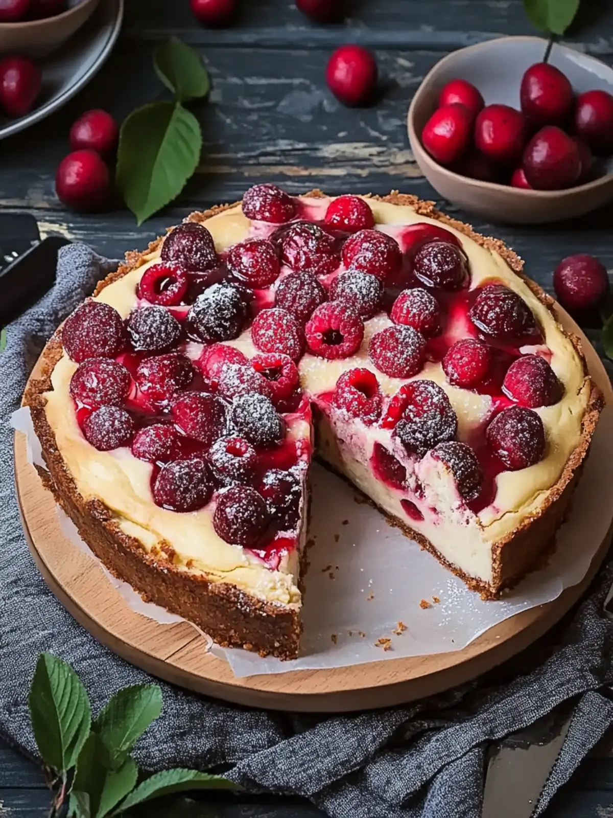 Kirschkuchen vom Blech