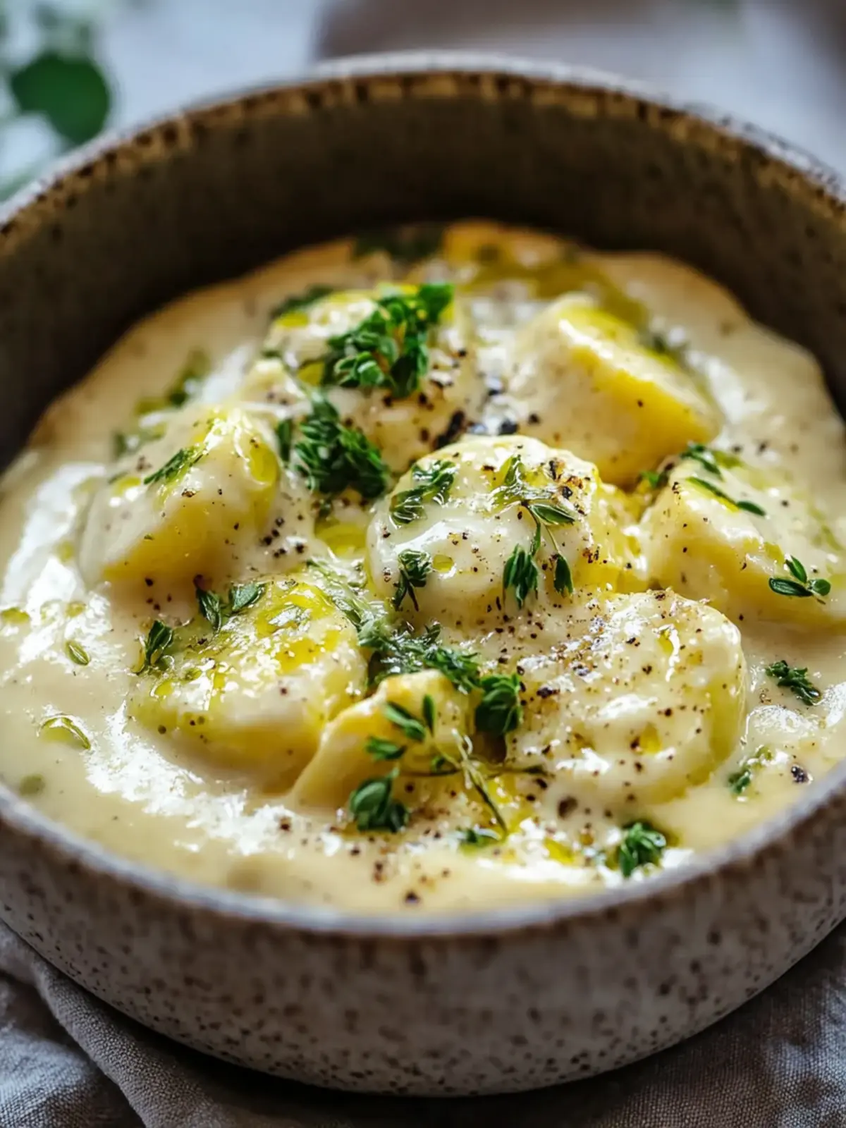 Rosenkohl in Frischkäse-Senfsauce